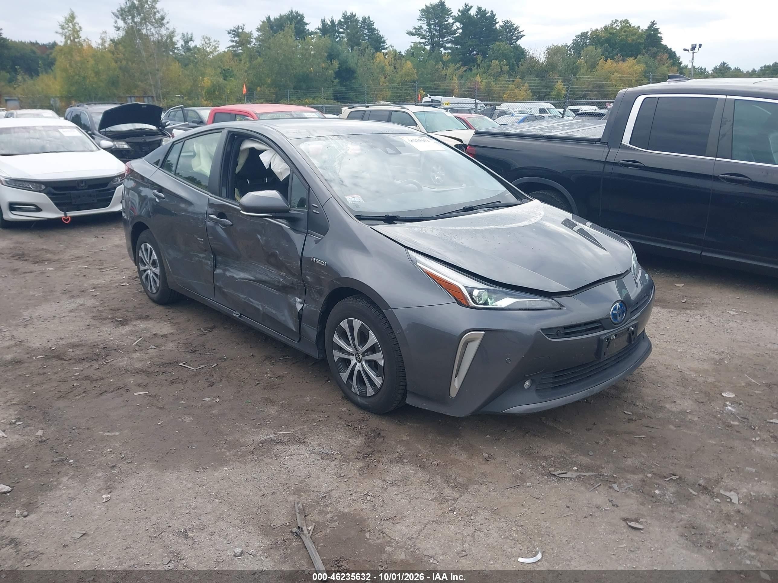 2021 Toyota Prius VIN JTDL9MFU6M3029849 — IAAI salvage auction photo