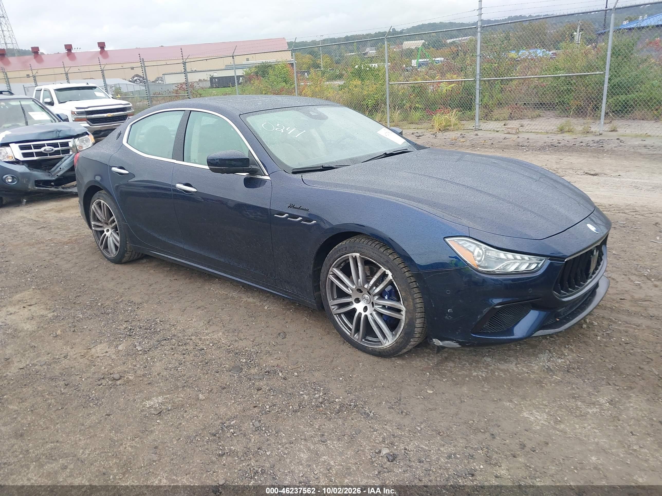 2022 Maserati Ghibli VIN ZAM57YTM4NX400247 — IAAI salvage auction photo