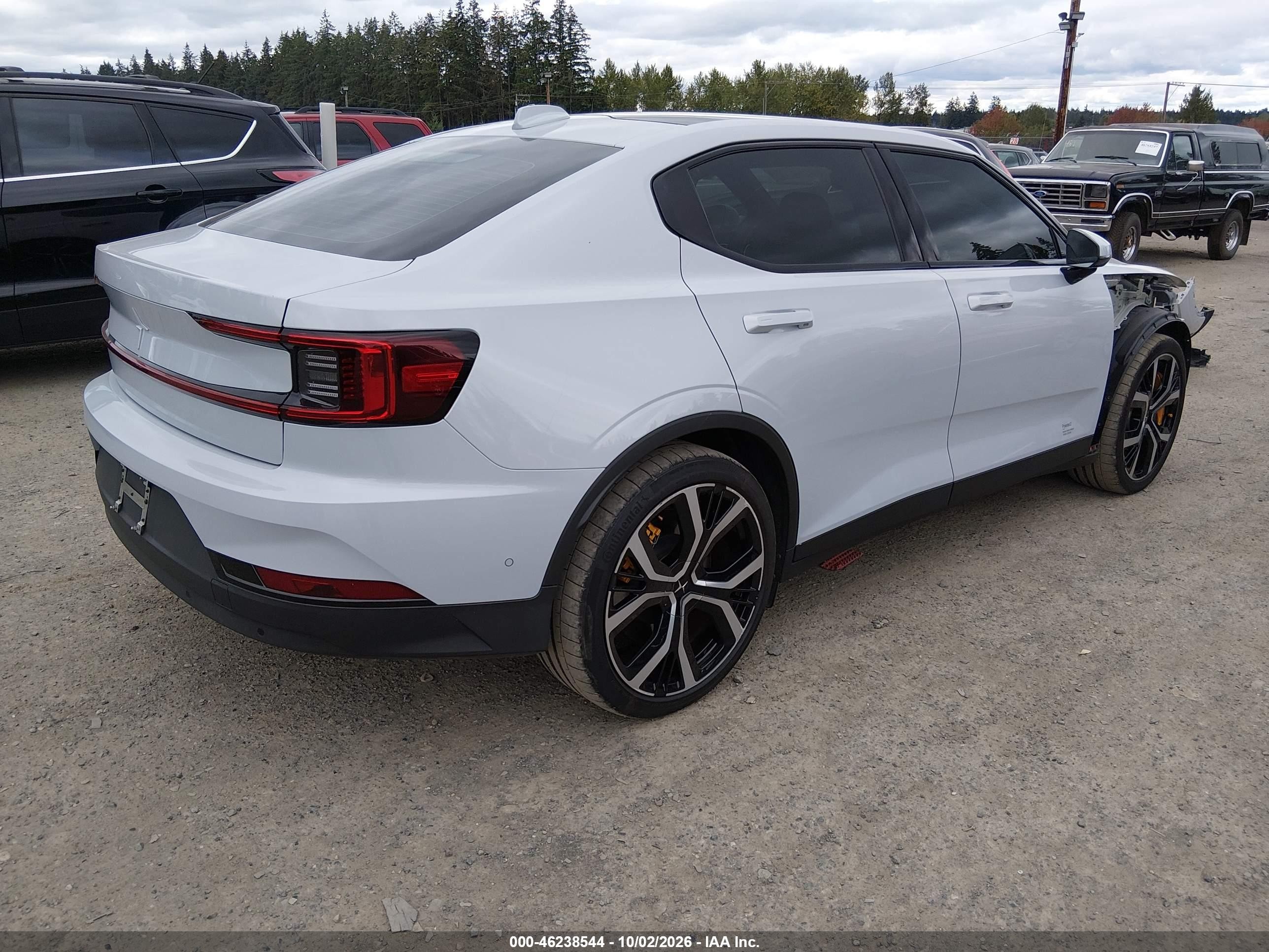 2023 Polestar 2 VIN YSMET3KA2PL121436 IAAI salvage auction — Front End, Bill Of Sale (Washington), sold $13,500 on 2026-10-08 (photo 4)