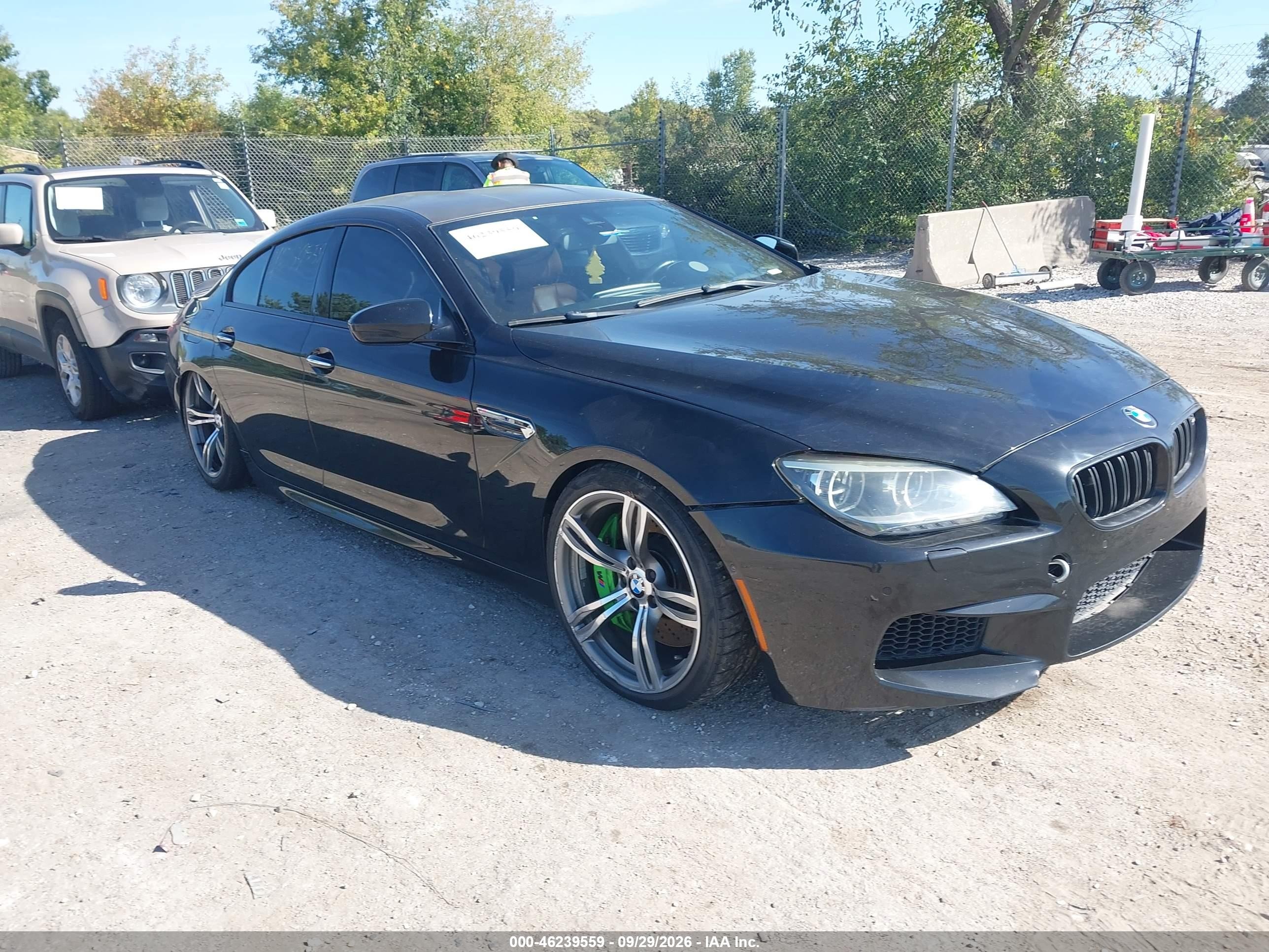 2015 BMW M6 Gran Coupe VIN WBS6C9C54FD467557 — IAAI salvage auction photo