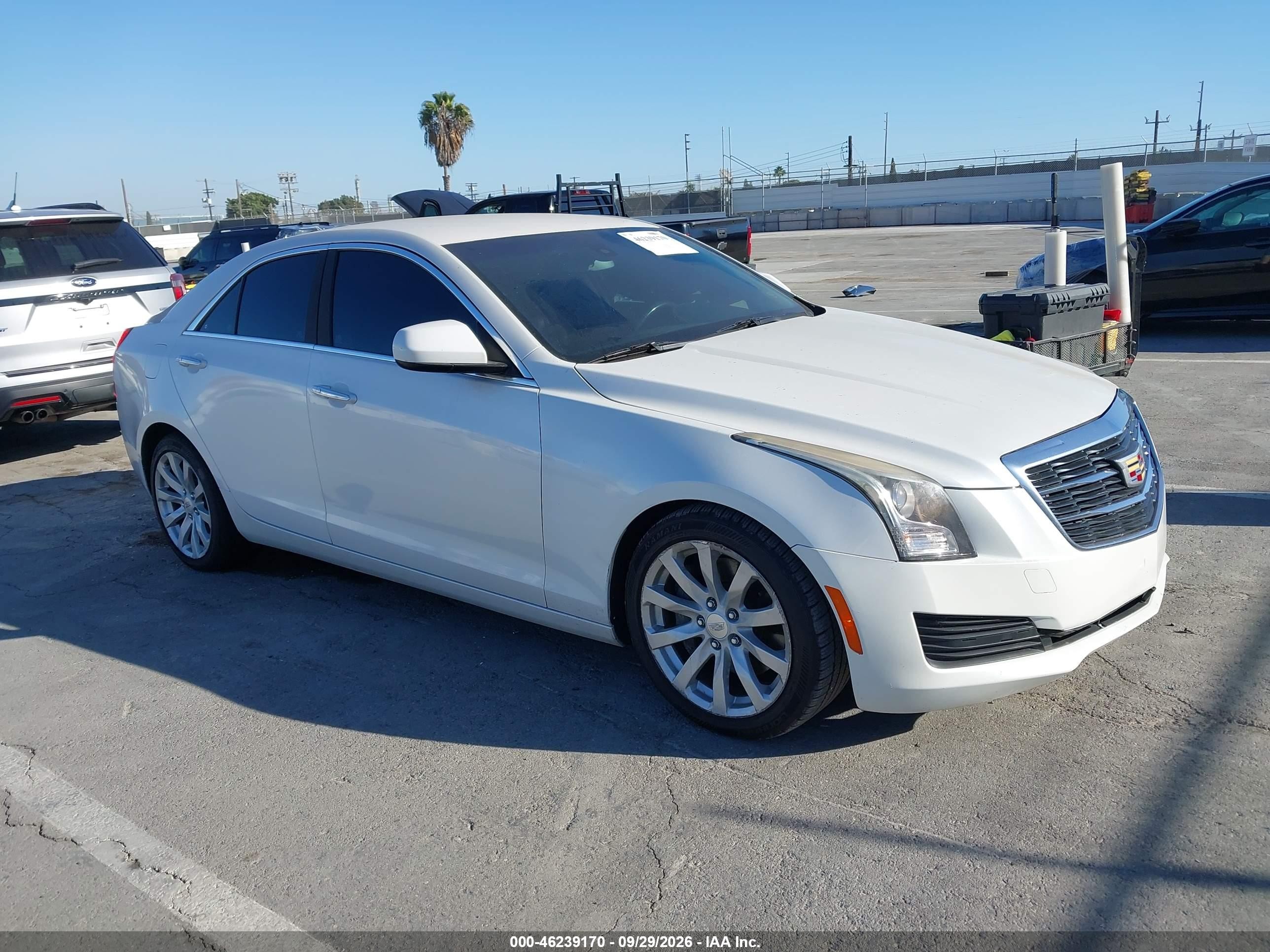 2018 Cadillac Ats VIN 1G6AA5RX9J0168710 IAAI salvage auction — Side, Salvage (California), sold $2,450 on 2026-10-05 (photo 1)
