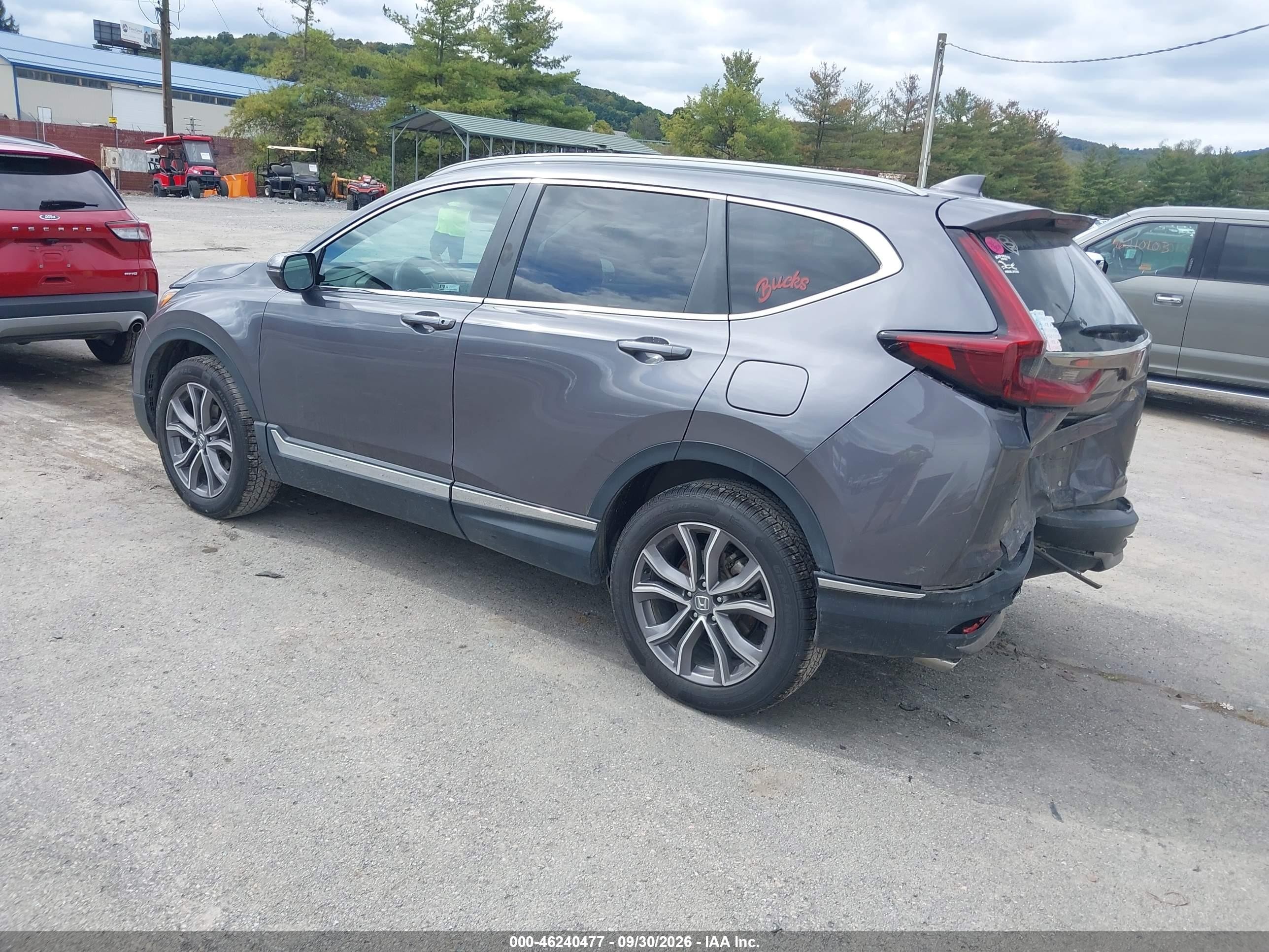 2022 Honda Cr-v VIN 2HKRW2H90NH656584 IAAI salvage auction — Rear End, Salvage (Pennsylvania), sold $13,775 on 2026-10-23 (photo 3)