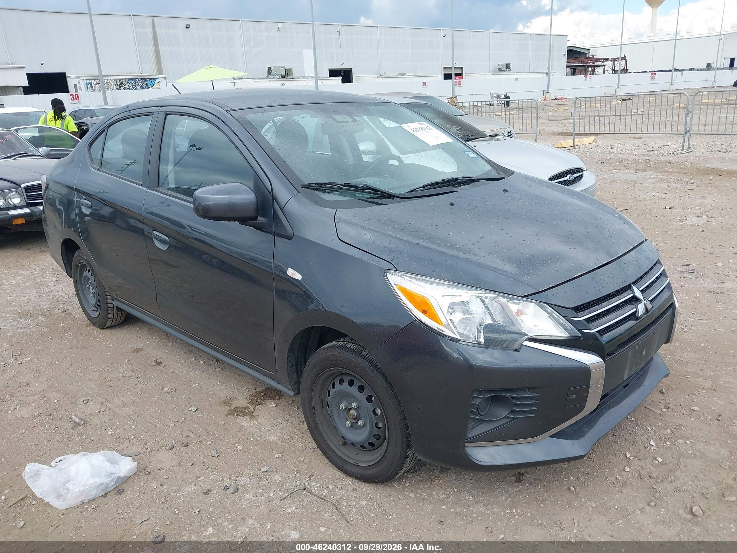 2024 Mitsubishi Mirage VIN ML32FUFJ9RHF13721 — IAAI salvage auction photo