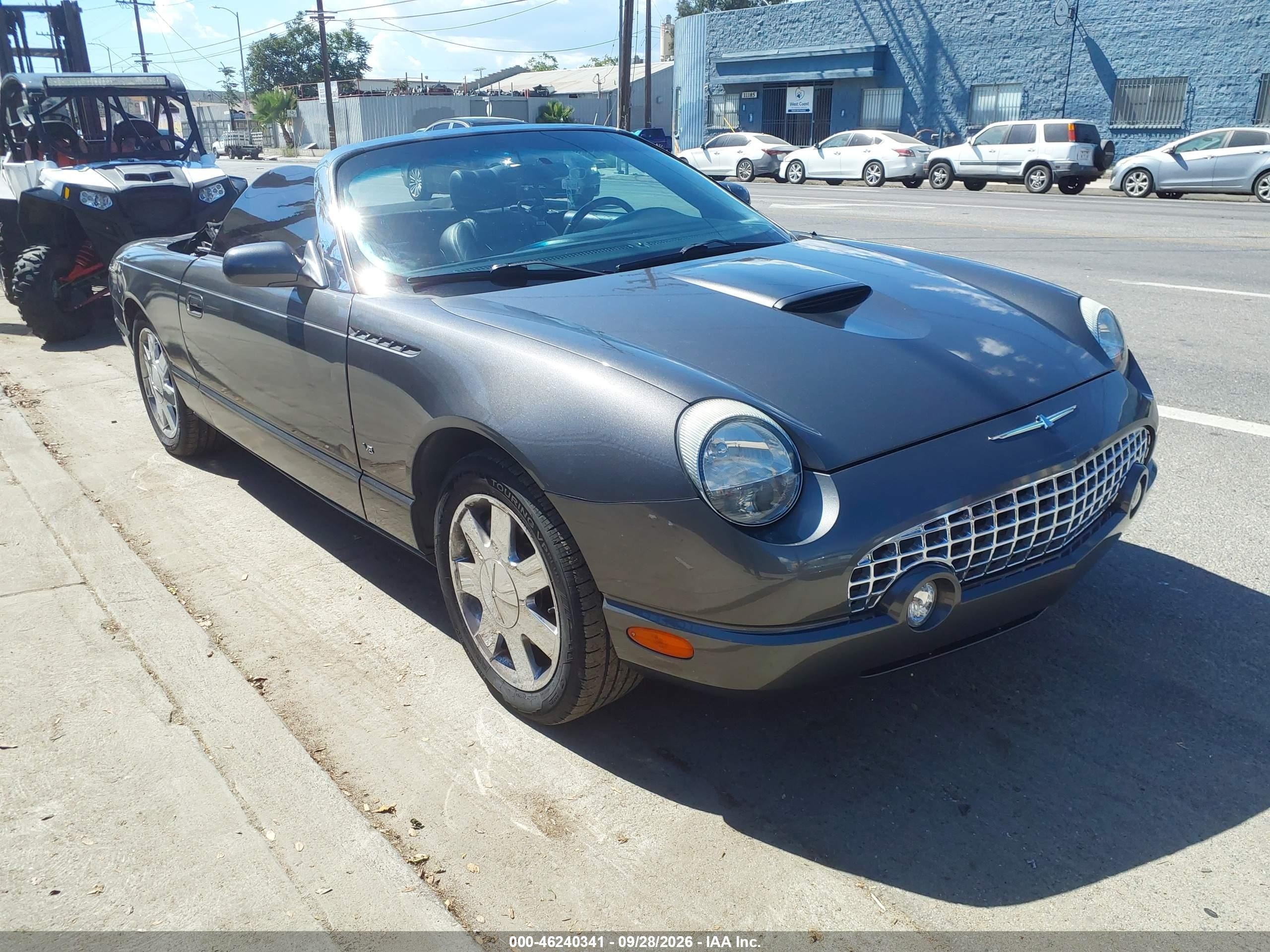 2003 Ford Thunderbird VIN 1FAHP60AX3Y112858 — IAAI salvage auction photo