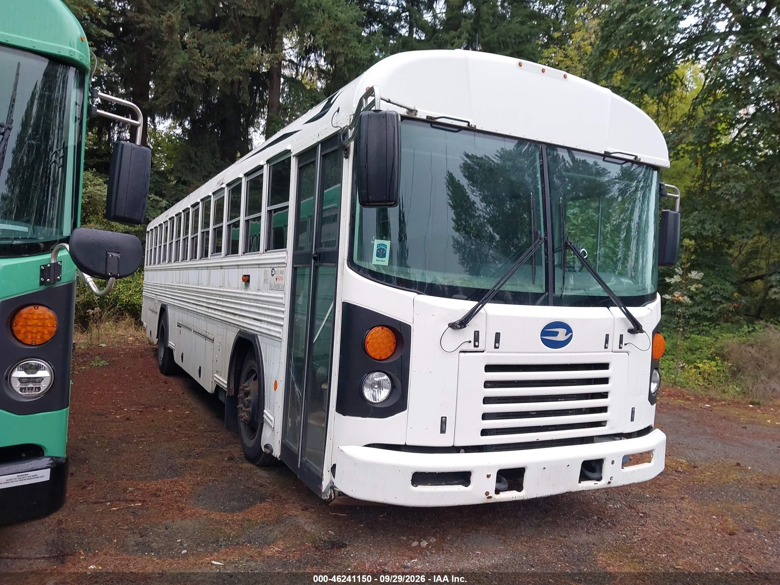 2016 Blue Bird School Bus / Transit Bus VIN 1BABLCPA4GF320276 — IAAI salvage auction photo