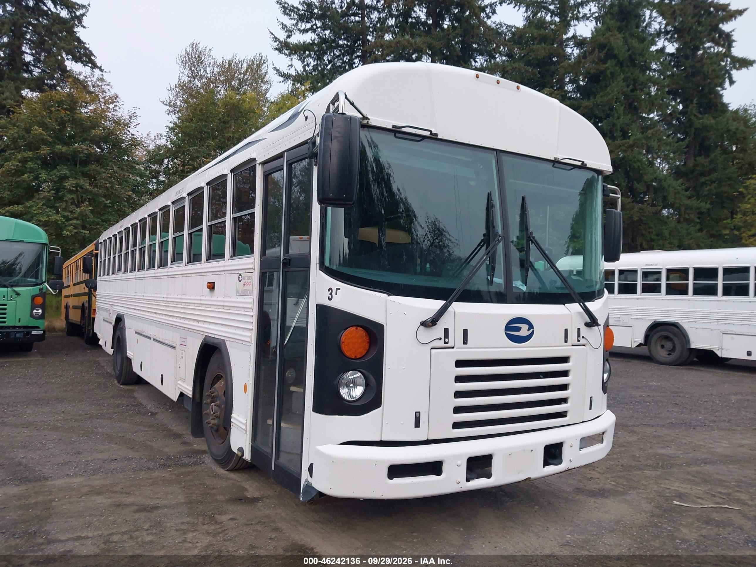 2016 Blue Bird School Bus / Transit Bus VIN 1BABLCPA5GF320271 — IAAI salvage auction photo