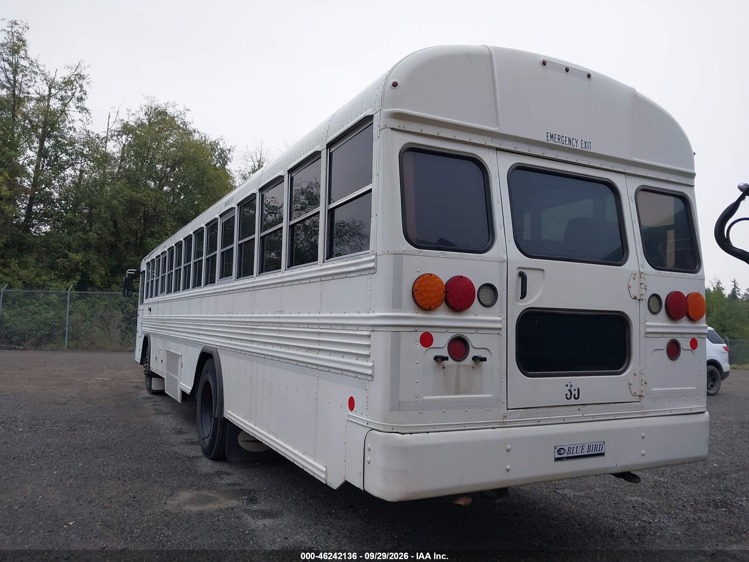 2016 Blue Bird School Bus / Transit Bus VIN 1BABLCPA5GF320271 IAAI salvage auction — Normal Wear, Sf97 (Washington), sold $20,900 on 2026-10-15 (photo 3)