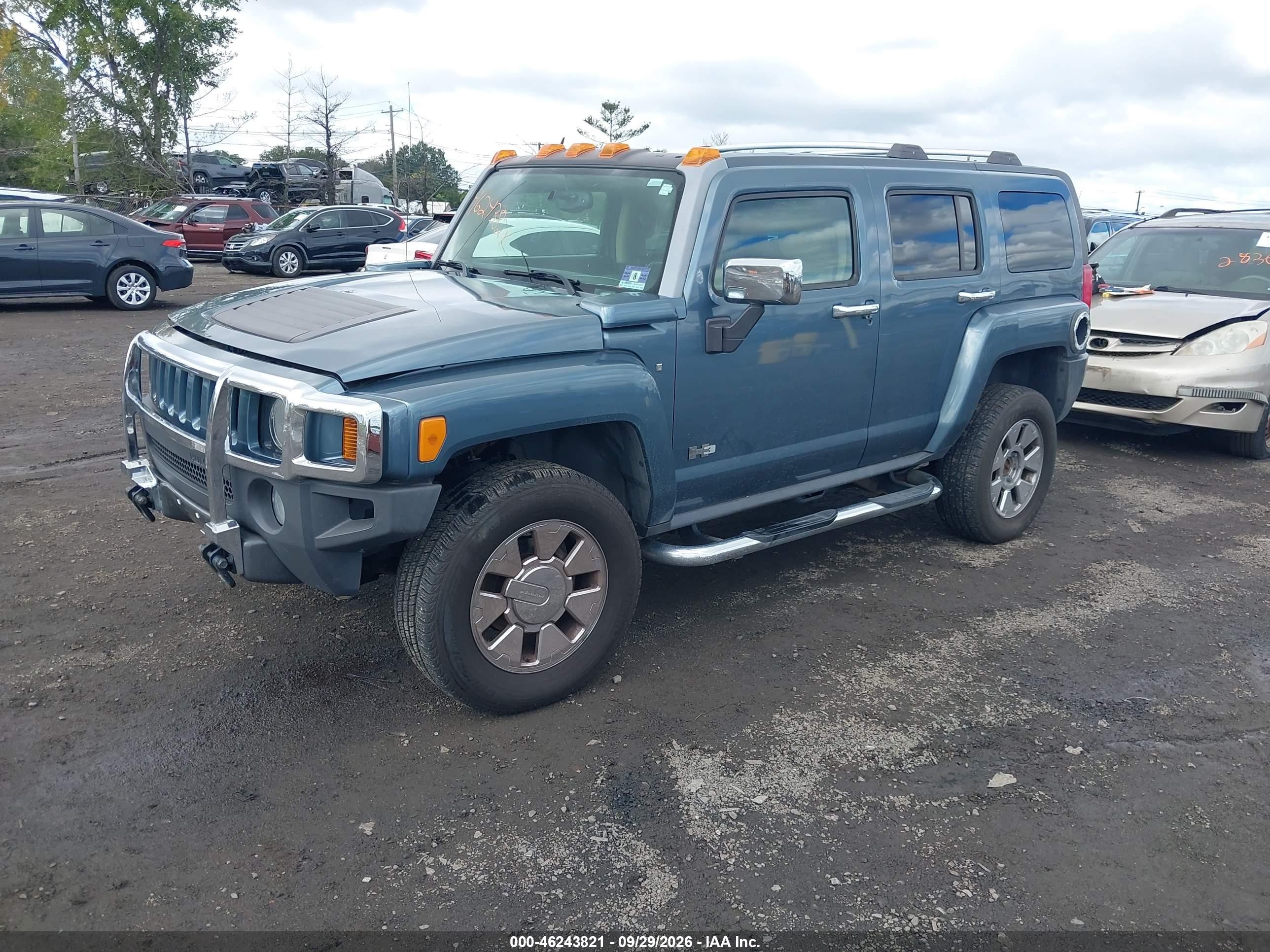 2007 Hummer H3 VIN 5GTDN13E878174113 IAAI salvage auction — Normal Wear, Clear (New Jersey), sold $1,025 on 2026-10-06 (photo 2)