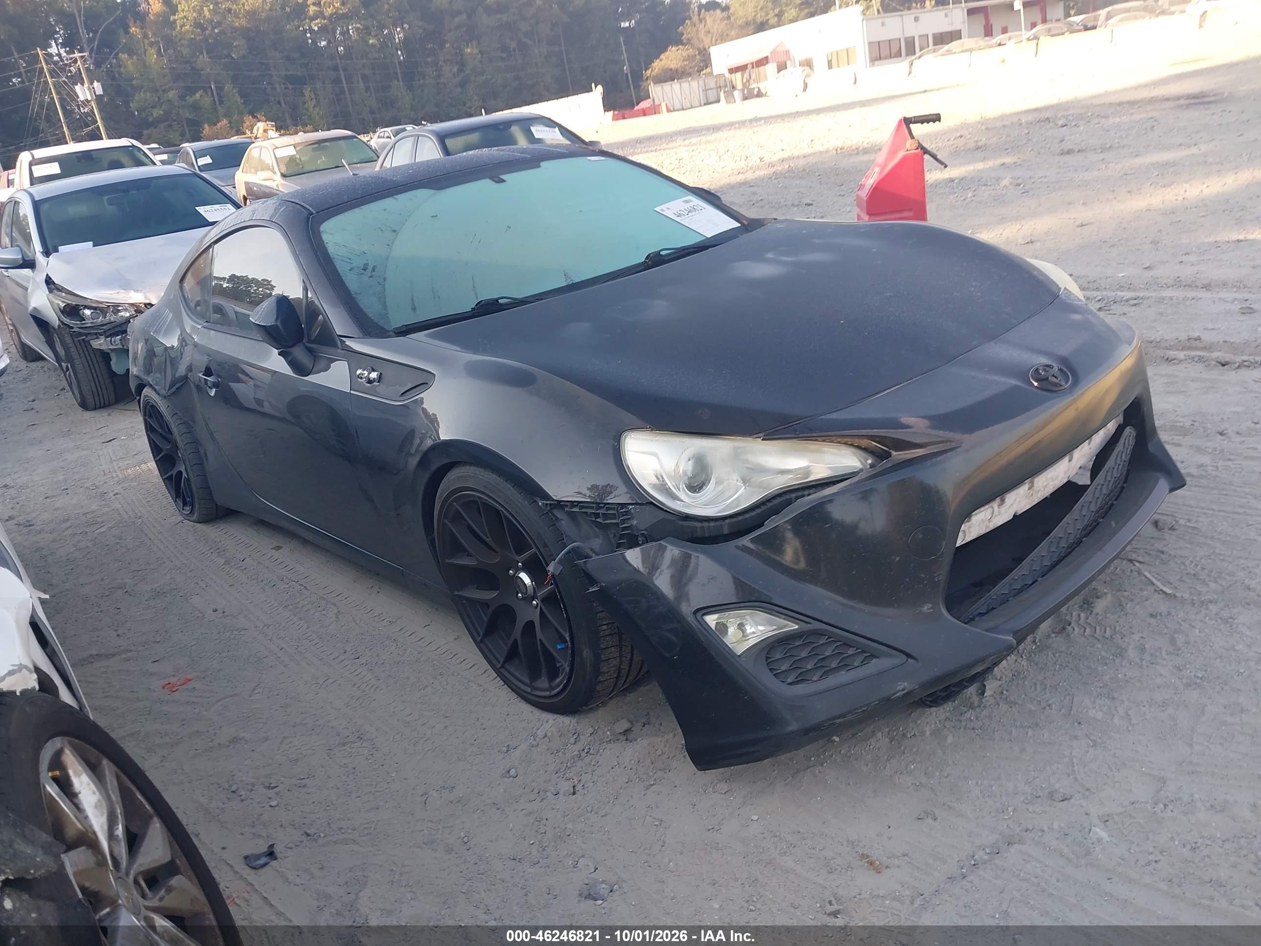 2013 Scion Fr-s VIN JF1ZNAA15D1711205 IAAI salvage auction — All Over, Salvage (Idaho), sold $1,250 on 2026-10-08 (photo 1)