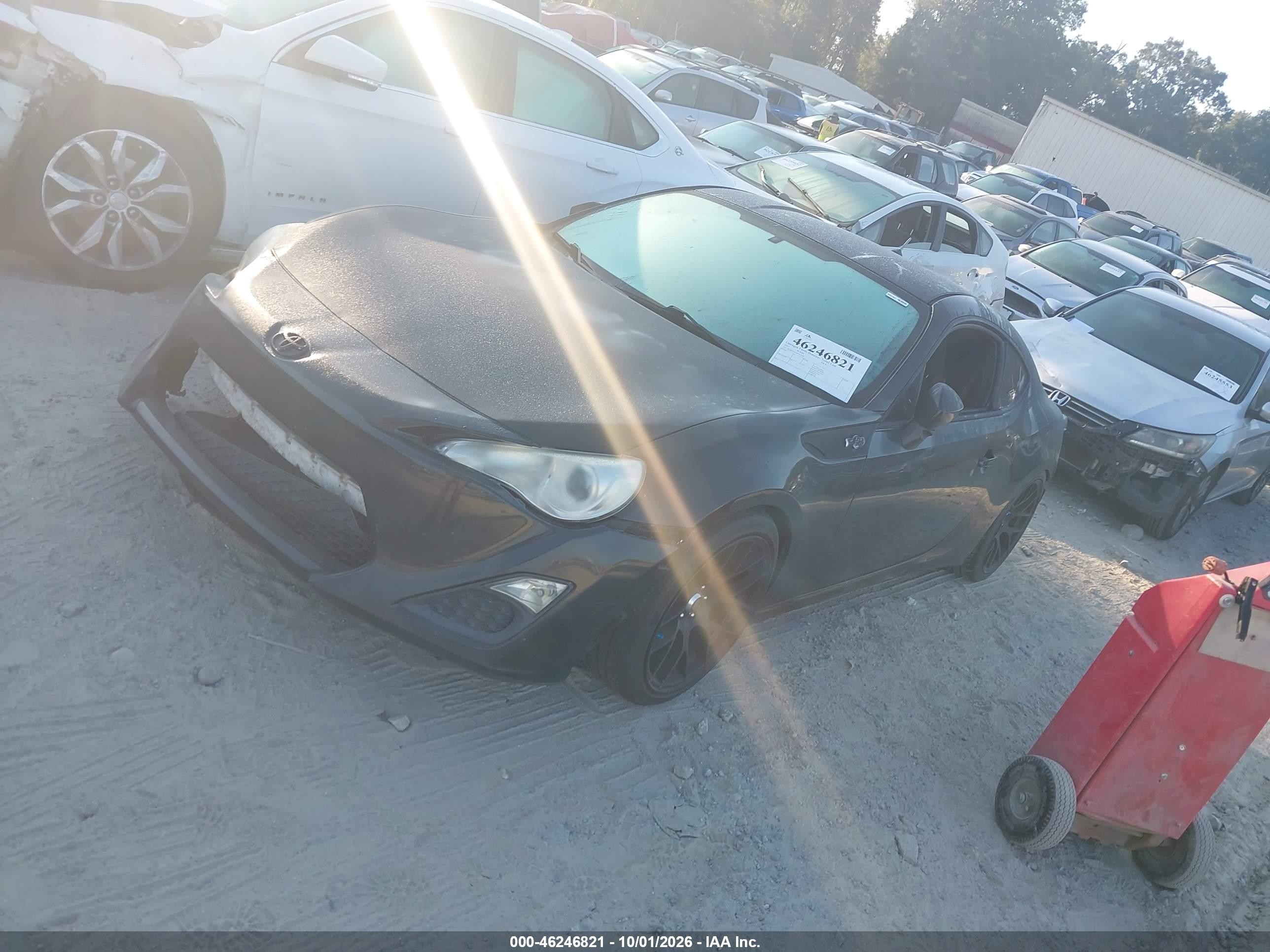 2013 Scion Fr-s VIN JF1ZNAA15D1711205 IAAI salvage auction — All Over, Salvage (Idaho), sold $1,250 on 2026-10-08 (photo 2)