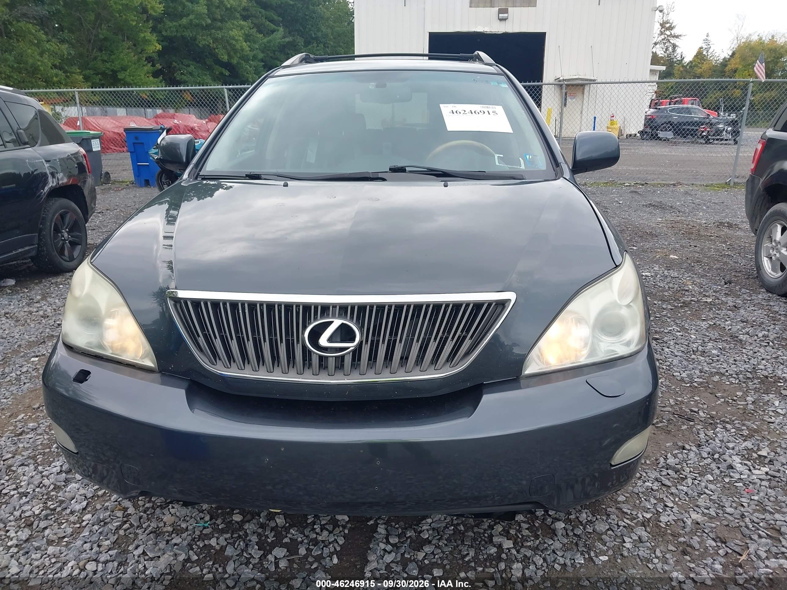 2007 Lexus RX 350 VIN 2T2HK31U17C044293 IAAI salvage auction — Unknown, Clear (New York), sold $1,800 on 2026-10-07 (photo 6)