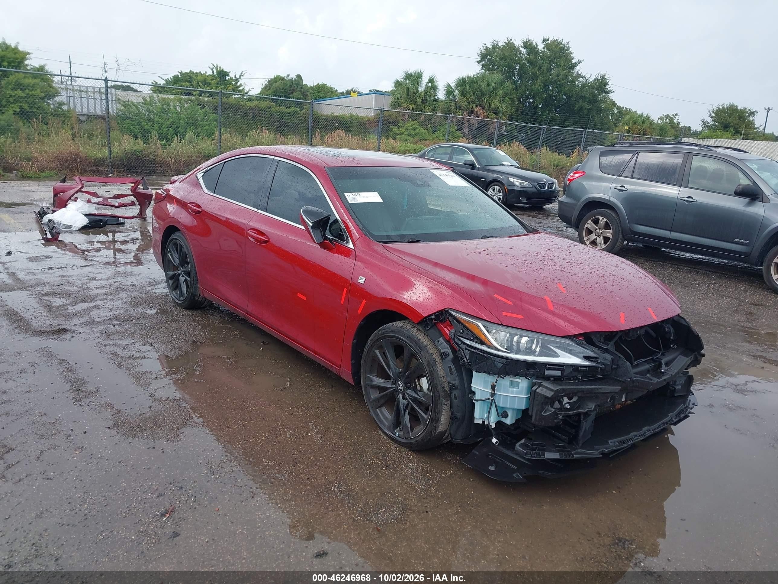 2022 Lexus ES 350 VIN 58AGZ1B11NU128865 — IAAI salvage auction photo