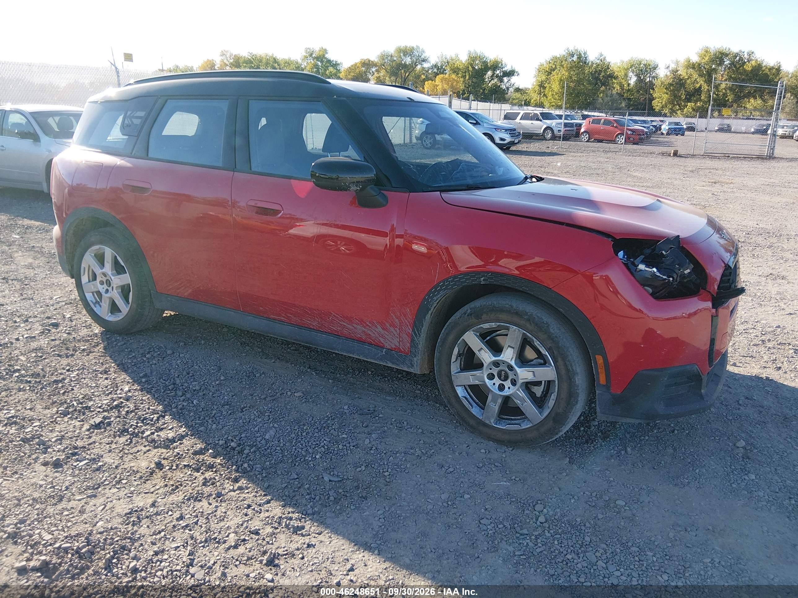 2026 Mini Countryman VIN WMZ23GA04T7V12170 — IAAI salvage auction photo