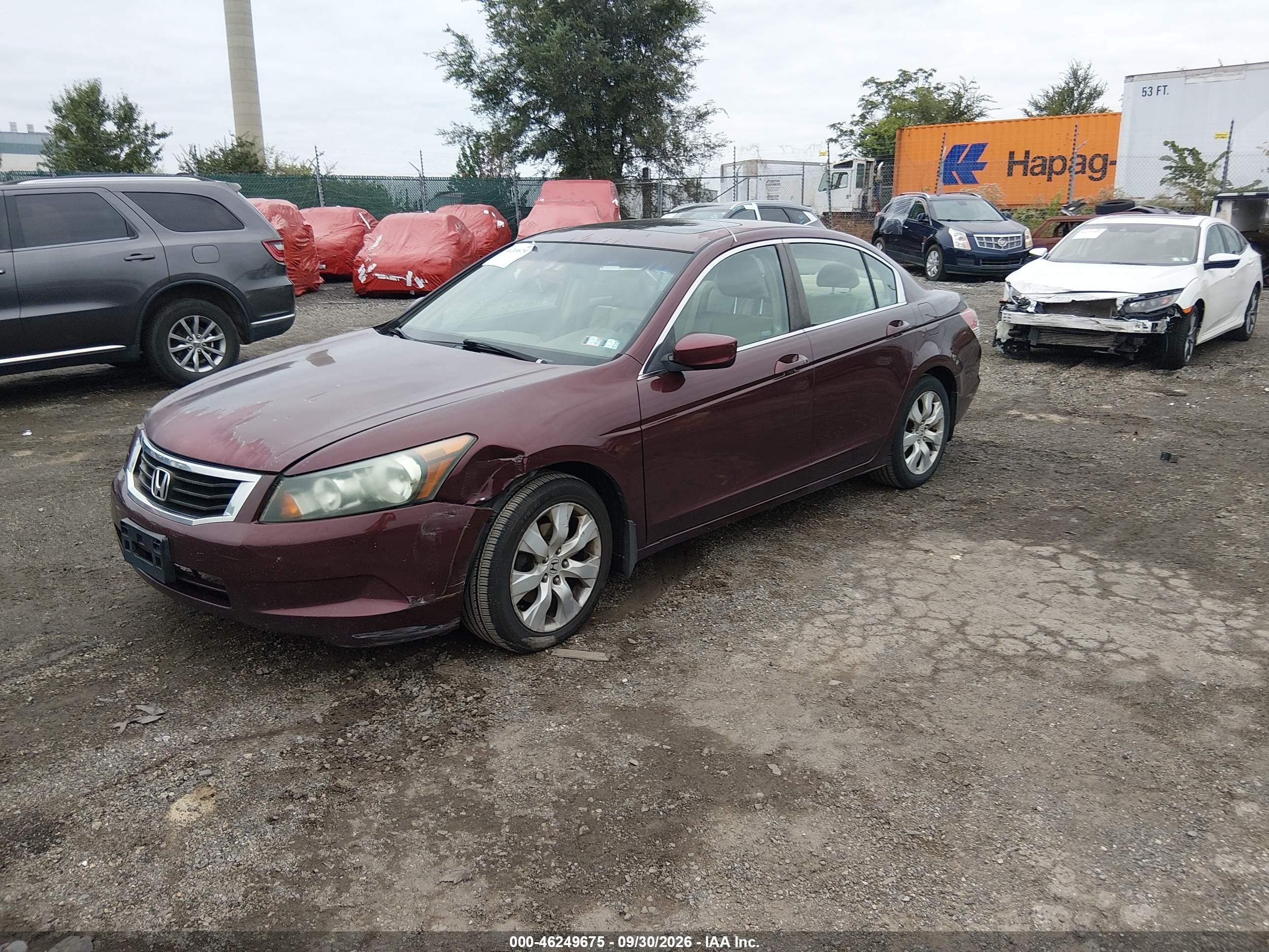 2008 Honda Accord VIN 1HGCP26828A069829 IAAI salvage auction — Normal Wear, Clear (Pennsylvania), sold $875 on 2026-10-08 (photo 2)