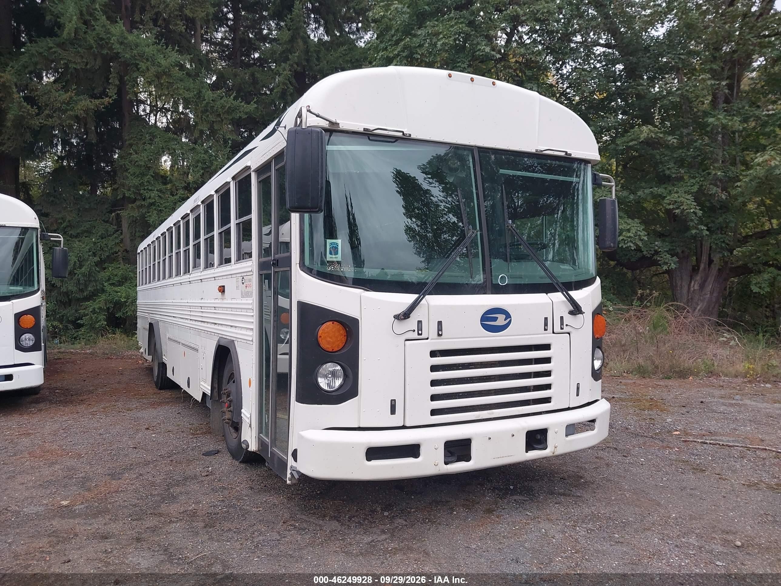 2016 Blue Bird School Bus / Transit Bus VIN 1BABLCPA8GF320264 — IAAI salvage auction photo