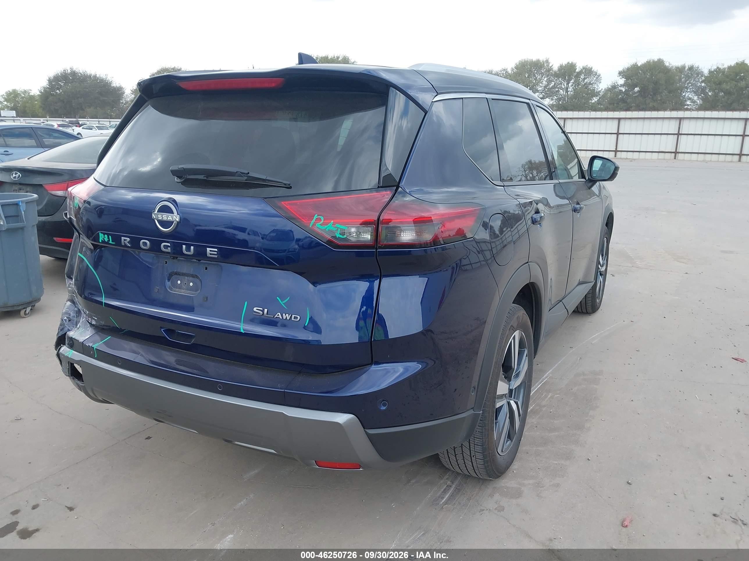 2026 Nissan Rogue VIN 5N1BT3CB8TC690030 IAAI salvage auction — Rear End, Enterprise Vehicles Clear Only (Texas), sold $13,100 on 2026-10-01 (photo 4)