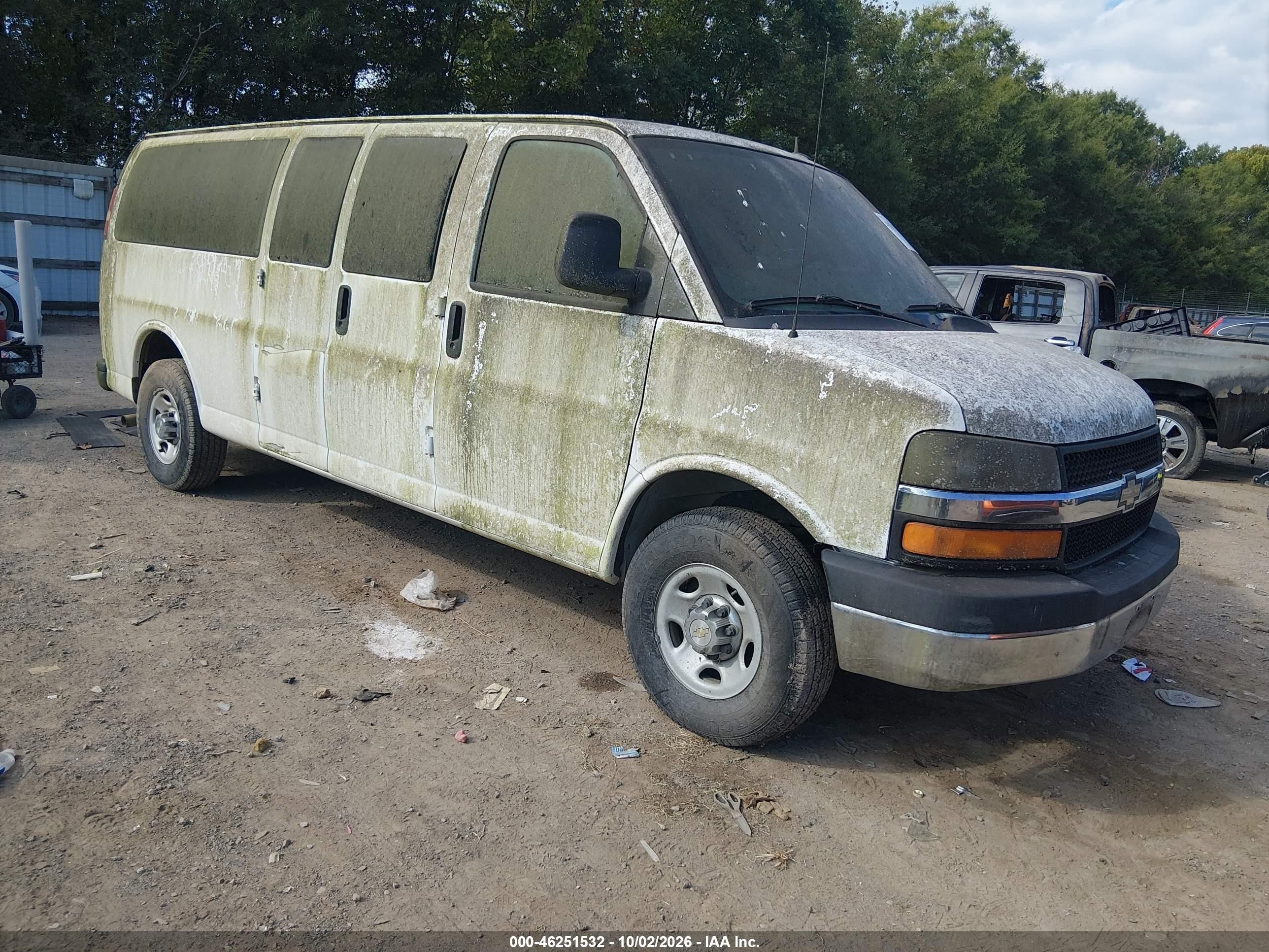 2013 Chevrolet Express 3500 VIN 1GAZG1FGXD1144094 — IAAI salvage auction photo