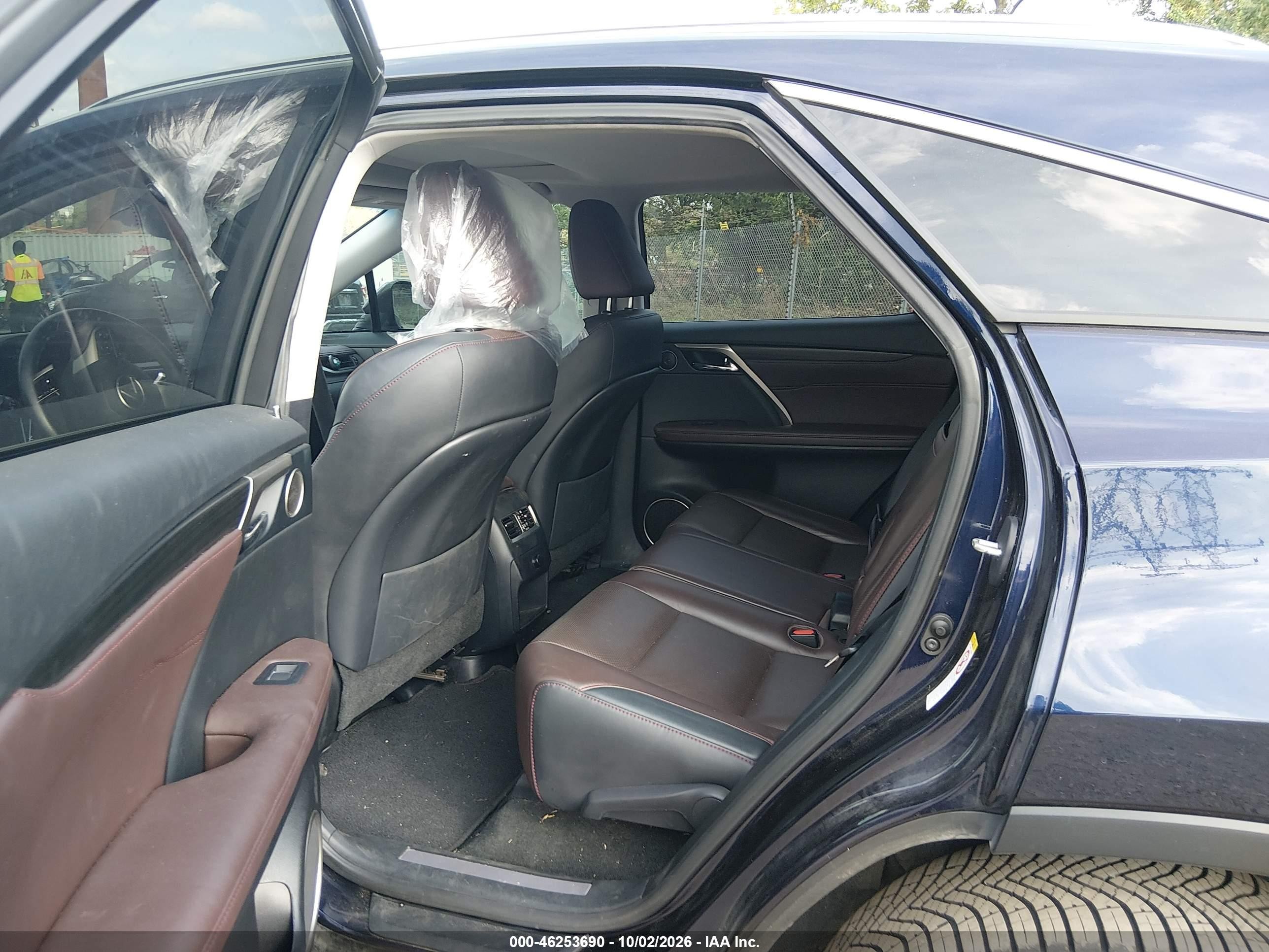 2017 Lexus Rx VIN 2T2BZMCA4HC107673 IAAI salvage auction — Unknown, Salvage (Pennsylvania), sold $13,300 on 2026-10-07 (photo 8)