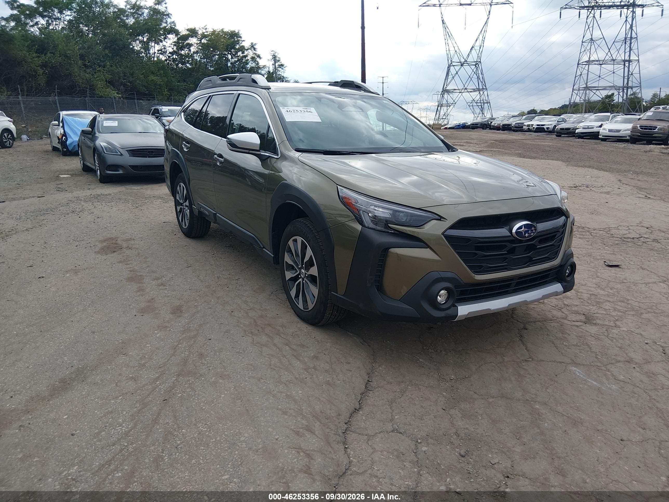 2024 Subaru Outback VIN 4S4BTGPD5R3147231 IAAI salvage auction — Side, Salvage (Pennsylvania), sold $11,000 on 2026-10-06 (photo 1)