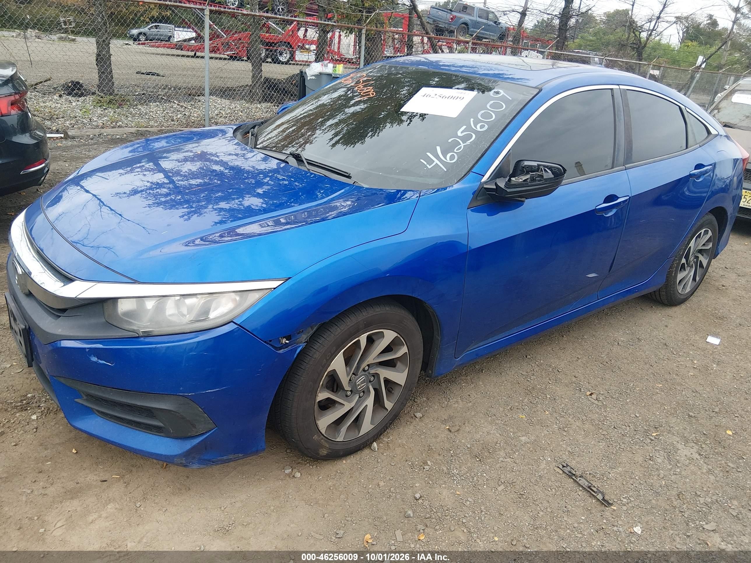 2018 Honda Civic VIN 2HGFC2F7XJH507195 IAAI salvage auction — Normal Wear, Clear (Pennsylvania), sold $4,750 on 2026-10-09 (photo 2)