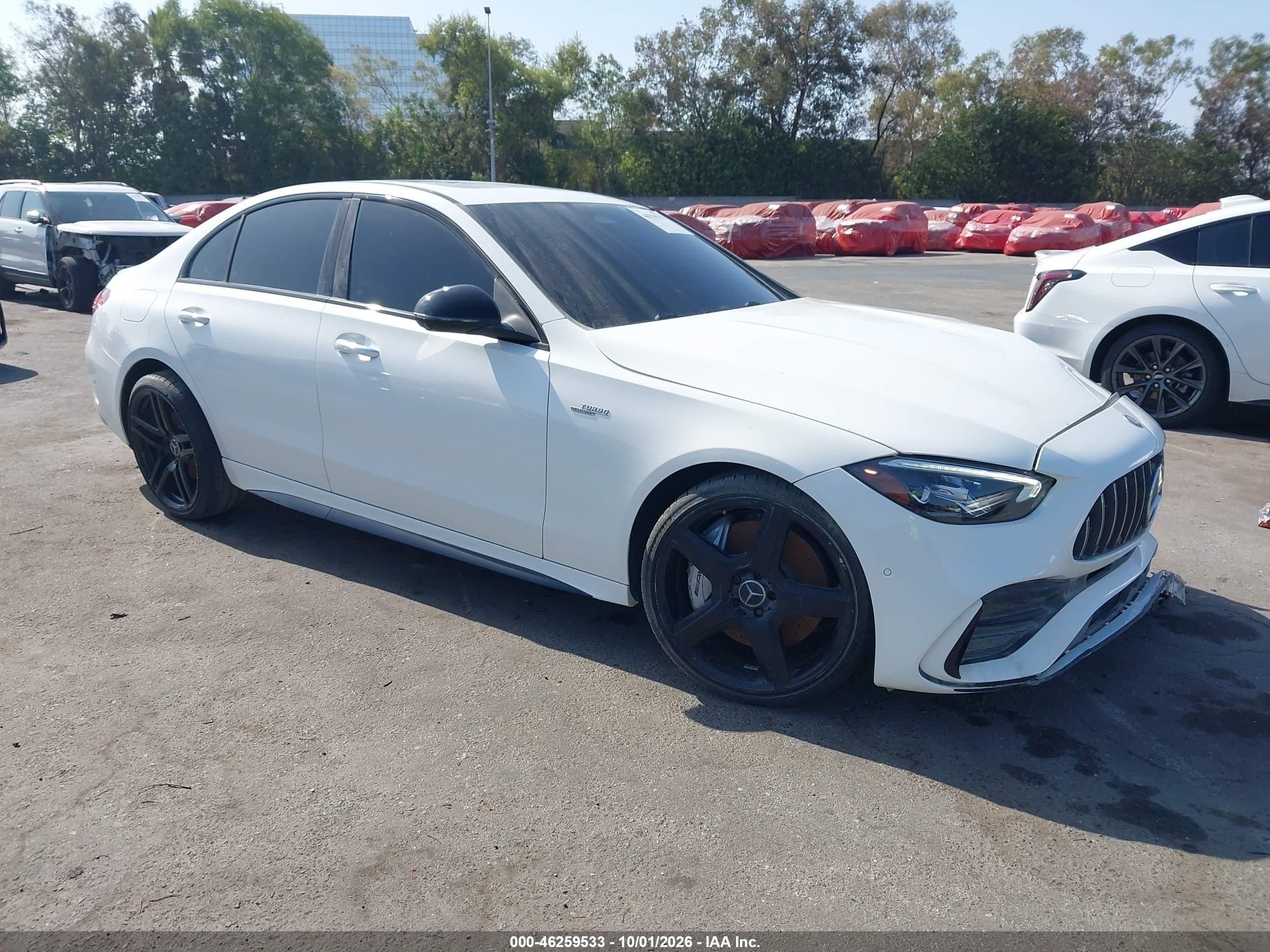 2026 Mercedes-benz C class VIN W1KAF8HB6TR309520 IAAI salvage auction — Front End, Salvage (California), sold $28,950 on 2026-10-12 (photo 1)