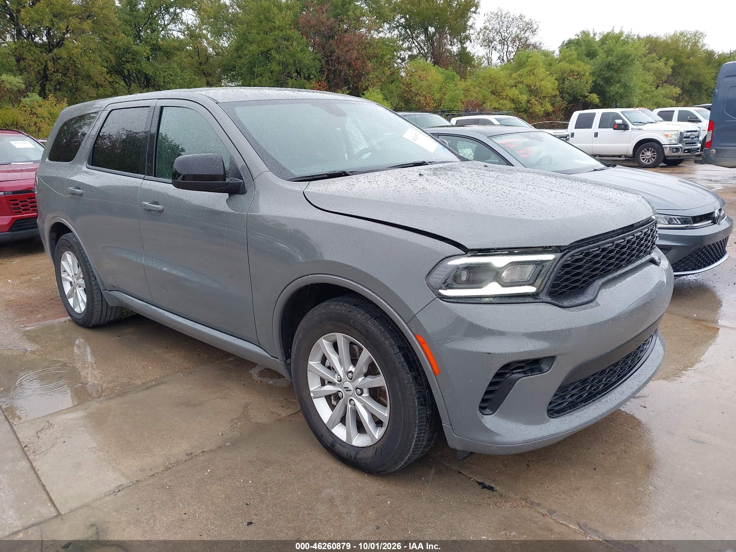 2026 Dodge Durango VIN 1C4RDHDG8TC187587 IAAI salvage auction — Side, Enterprise Vehicles Clear Only (Georgia), sold $20,400 on 2026-10-06 (photo 1)