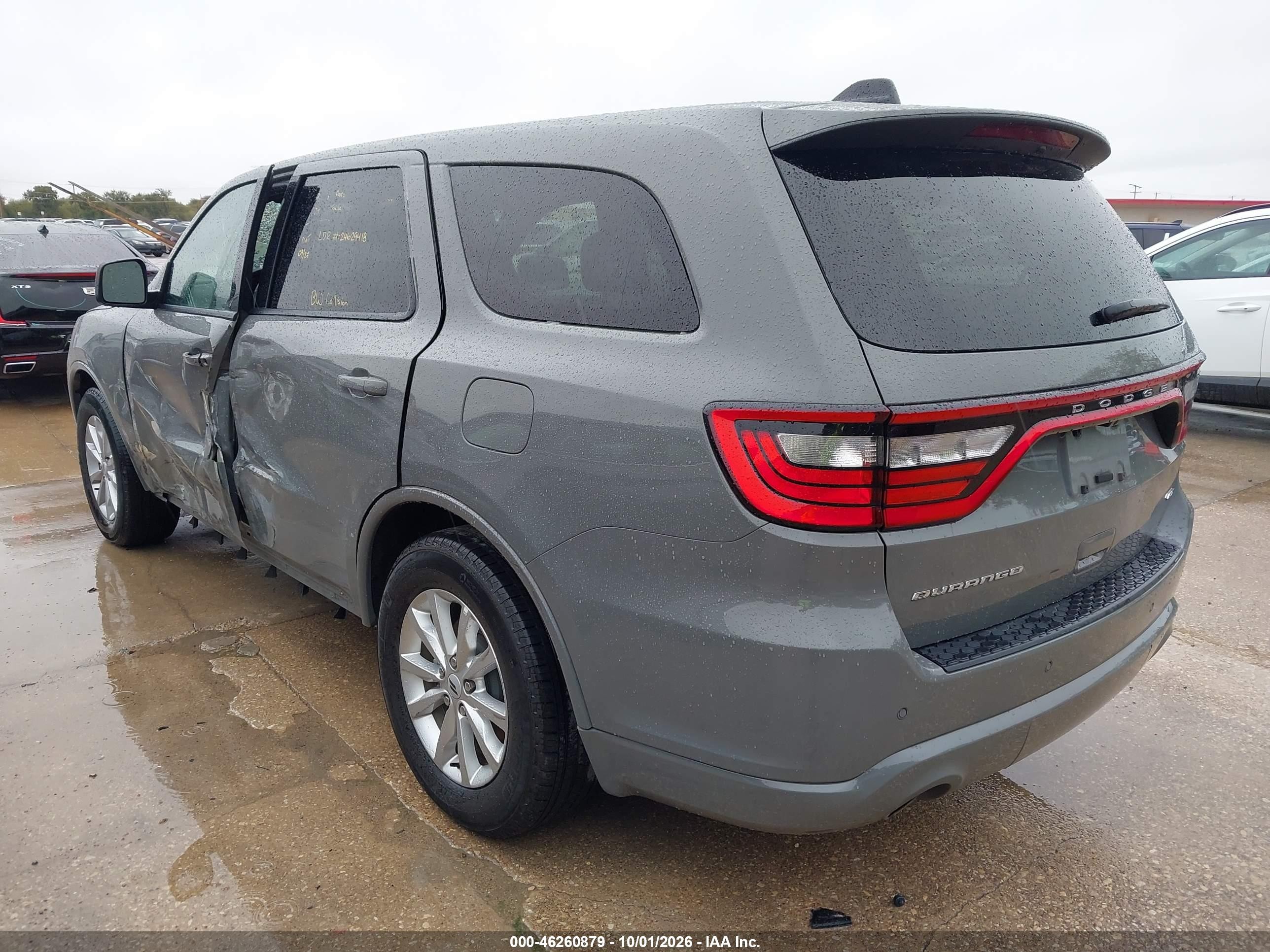 2026 Dodge Durango VIN 1C4RDHDG8TC187587 IAAI salvage auction — Side, Enterprise Vehicles Clear Only (Georgia), sold $20,400 on 2026-10-06 (photo 3)