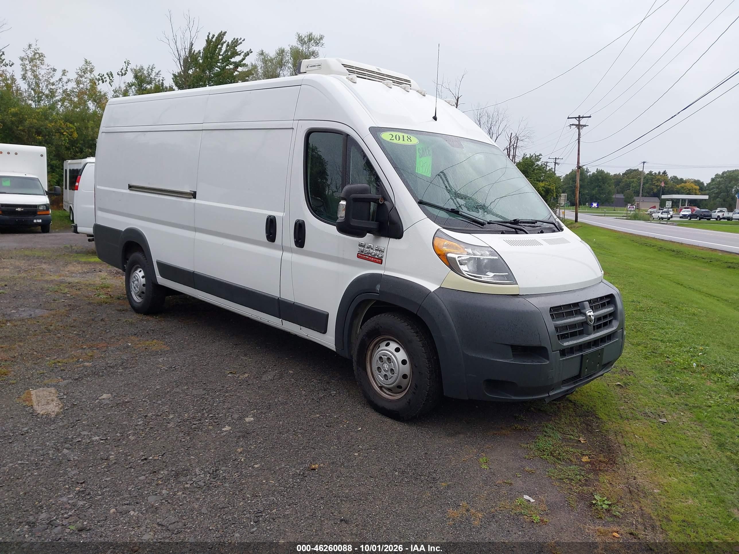 2018 Ram ProMaster 3500 VIN 3C6URVJGXJE118346 — IAAI salvage auction photo