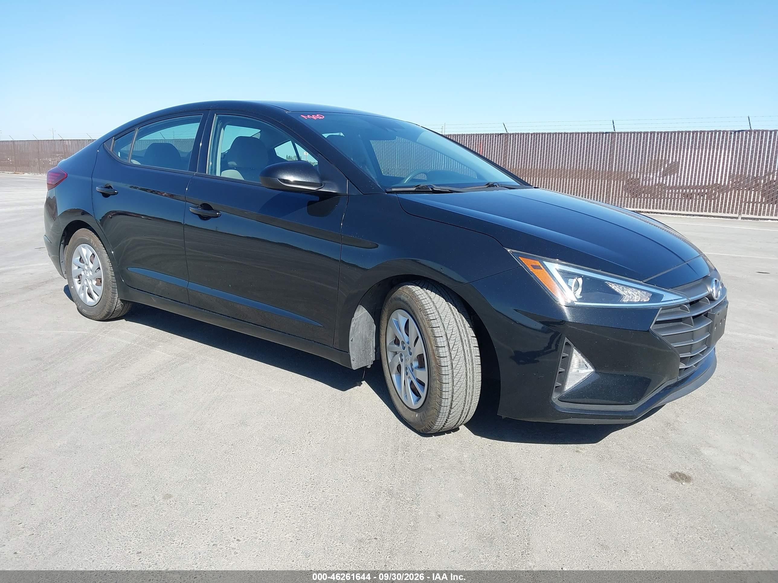 2020 Hyundai Elantra VIN 5NPD74LF4LH600807 — IAAI salvage auction photo