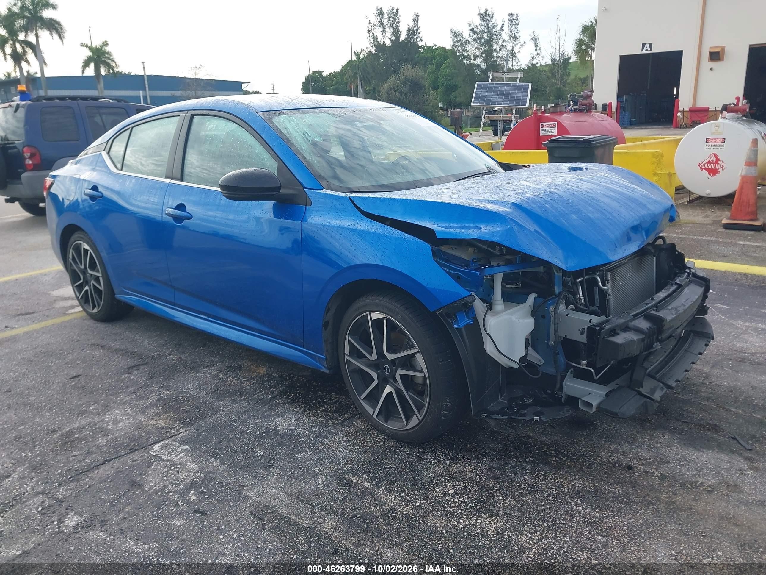 2025 Nissan Sentra VIN 3N1AB8DV4SY310361 IAAI salvage auction — Front End, Enterprise Vehicles Clear Only (Florida), sold $8,800 on 2026-10-02 (photo 1)