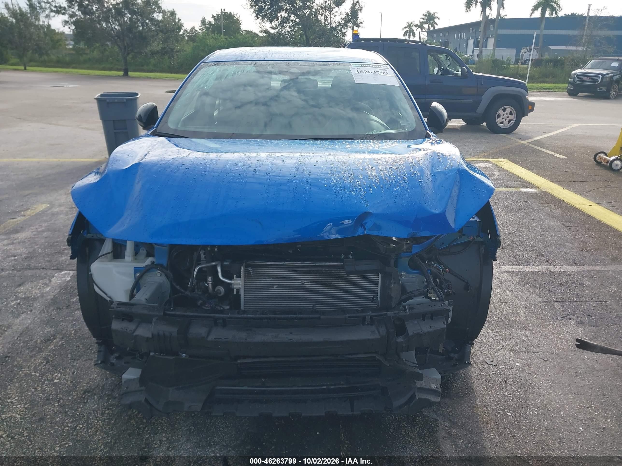 2025 Nissan Sentra VIN 3N1AB8DV4SY310361 IAAI salvage auction — Front End, Enterprise Vehicles Clear Only (Florida), sold $8,800 on 2026-10-02 (photo 6)