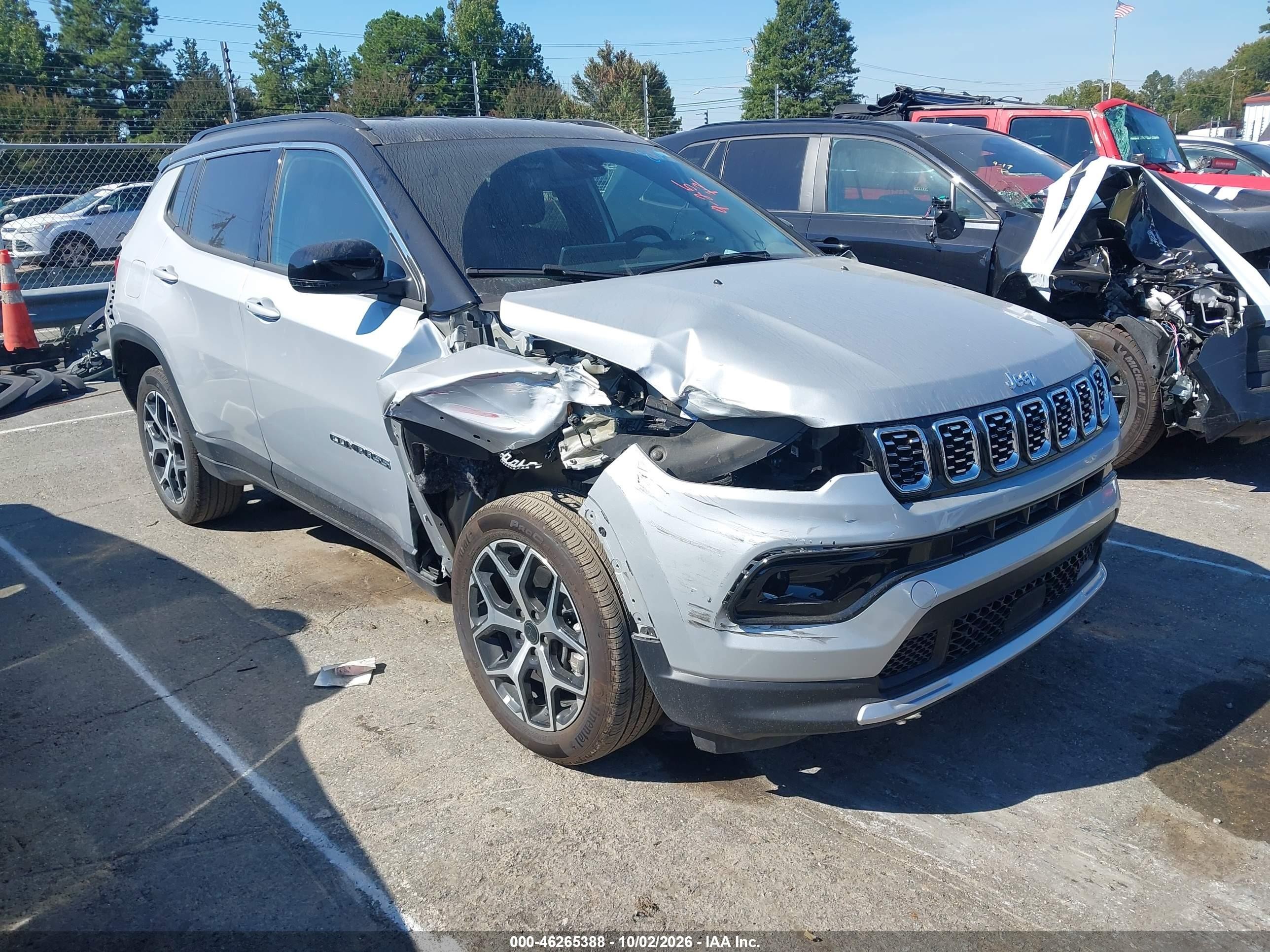 2026 Jeep Compass VIN 3C4NJDCNXTT246918 — IAAI salvage auction photo