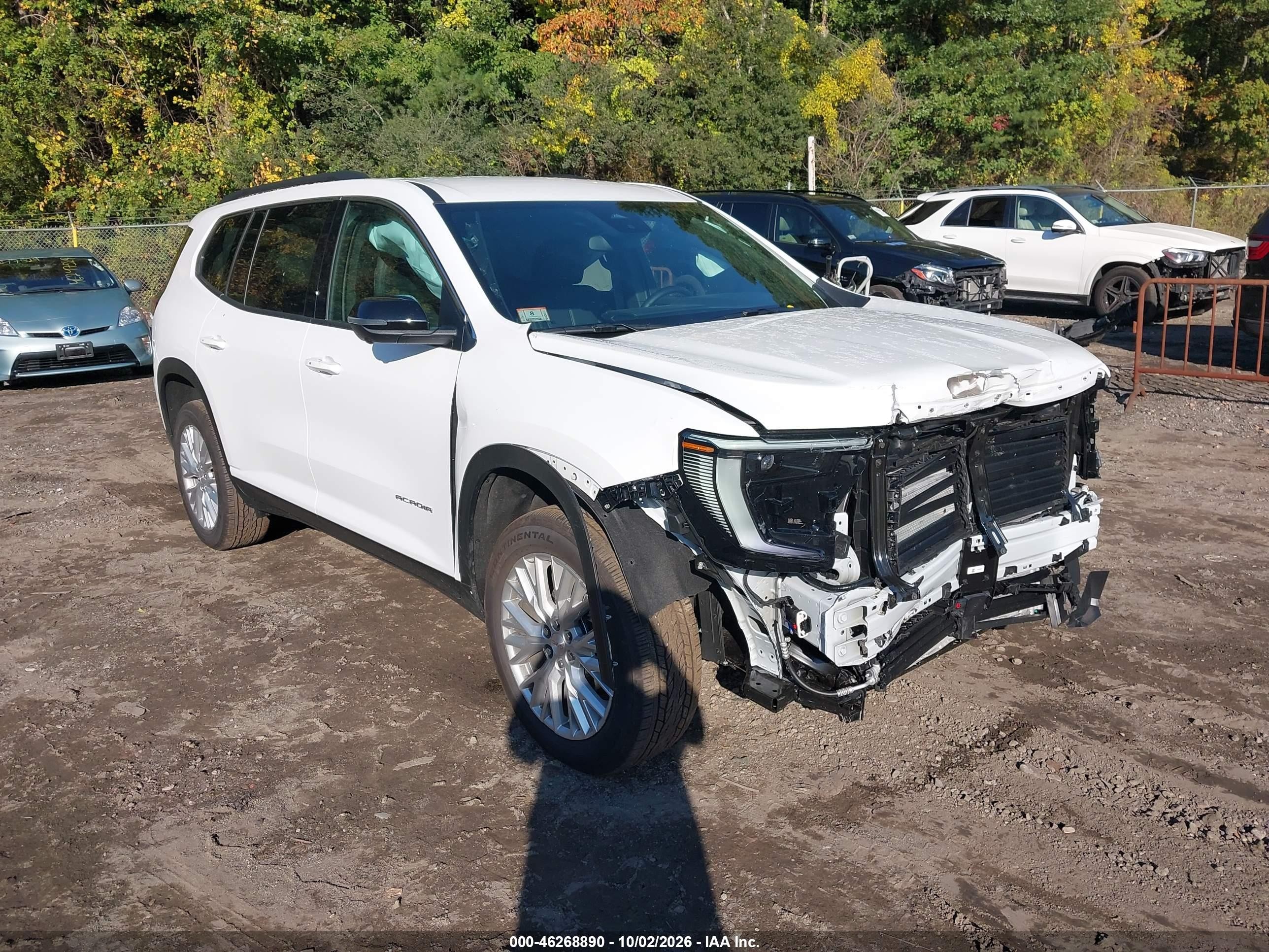2026 GMC Acadia VIN 1GKENKKS8VJ100726 — IAAI salvage auction photo