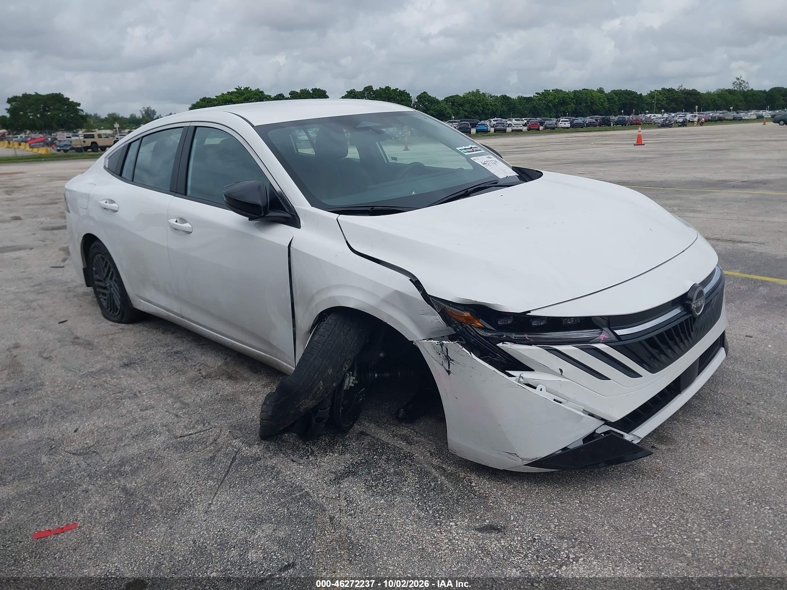 2026 Nissan Sentra VIN 3N1AB9CV0TY209505 — IAAI salvage auction photo