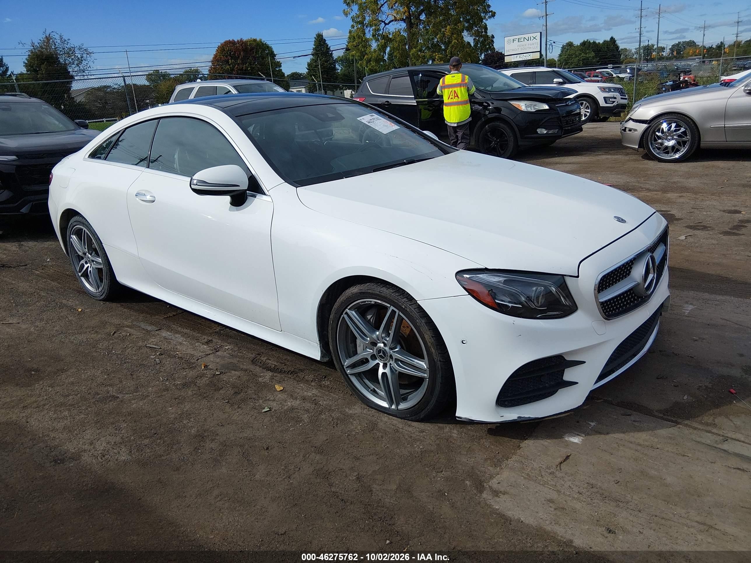 2018 Mercedes-Benz E-Class VIN WDD1J6GB7JF023680 — IAAI salvage auction photo
