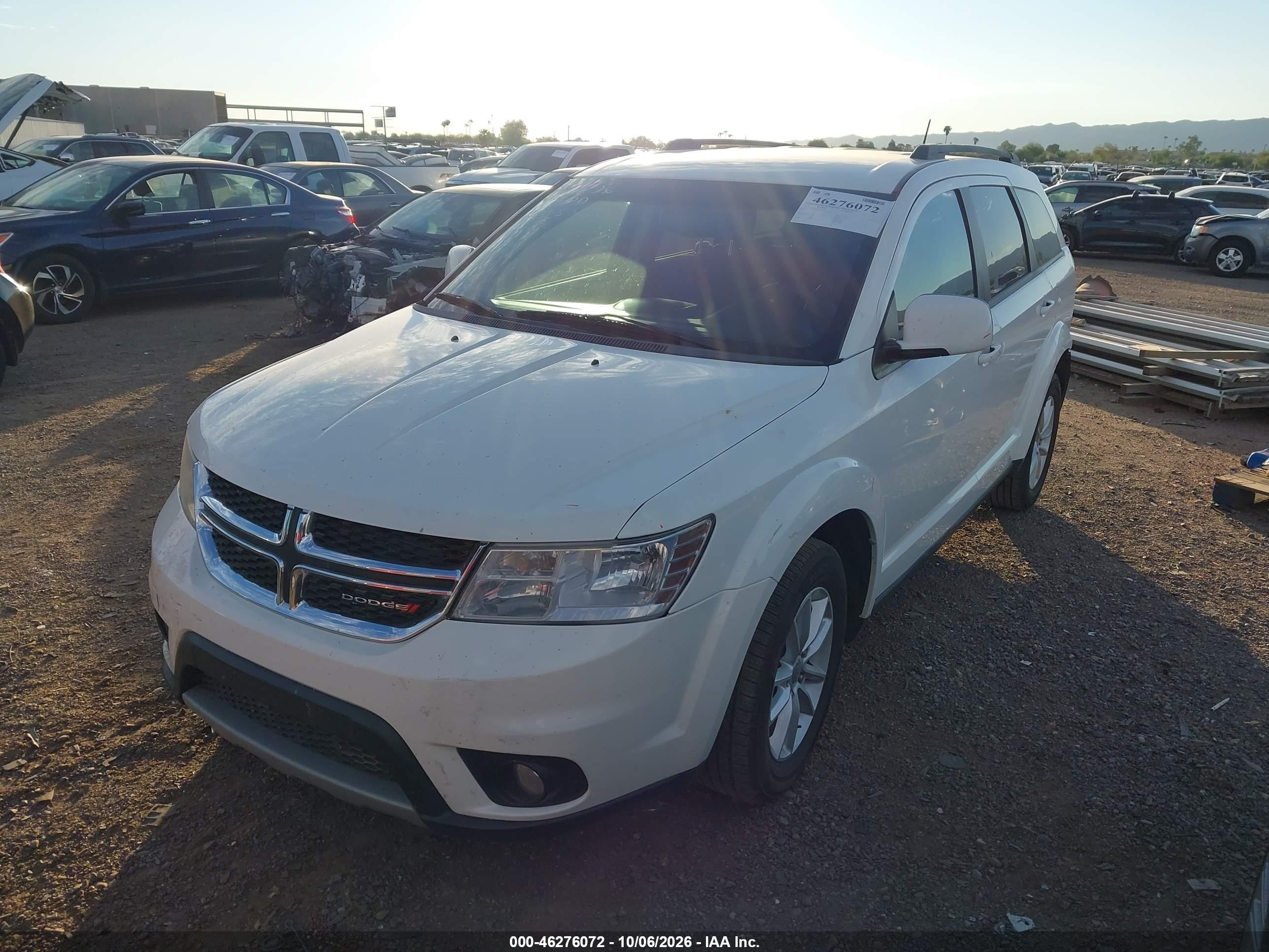 2016 Dodge Journey VIN 3C4PDCBG7GT199317 IAAI salvage auction — Rear End, Salvage (Arizona), sold $1,400 on 2026-10-22 (photo 2)