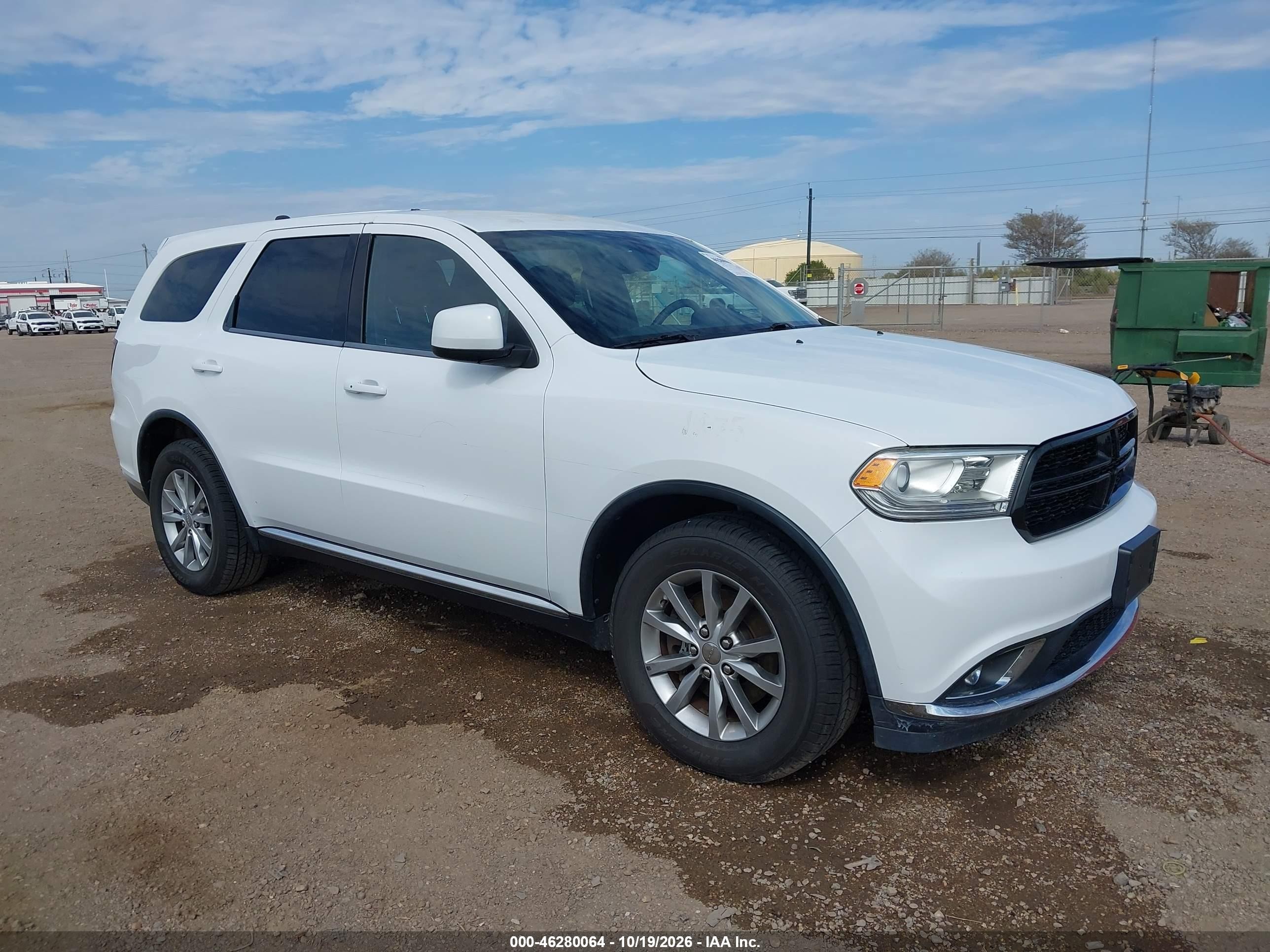 2016 Dodge Durango VIN 1C4SDJFT0GC433038 — IAAI salvage auction photo
