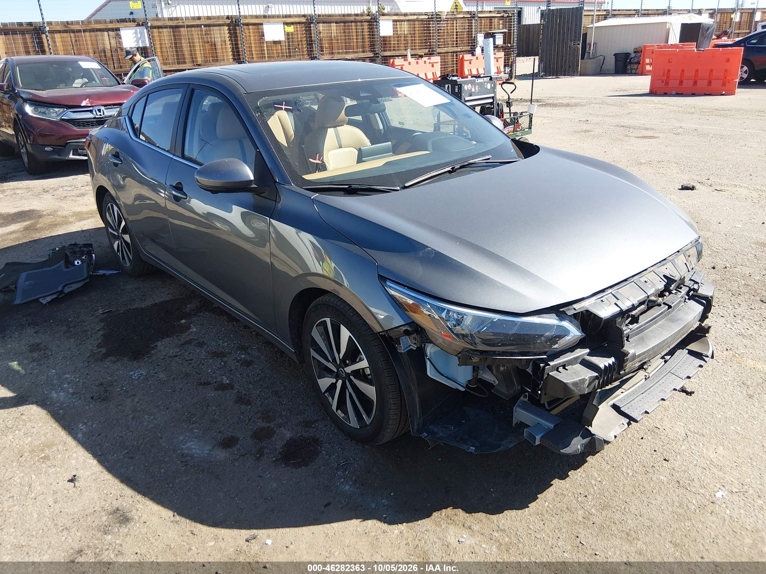 2025 Nissan Sentra VIN 3N1AB8CV8SY291234 — IAAI salvage auction photo