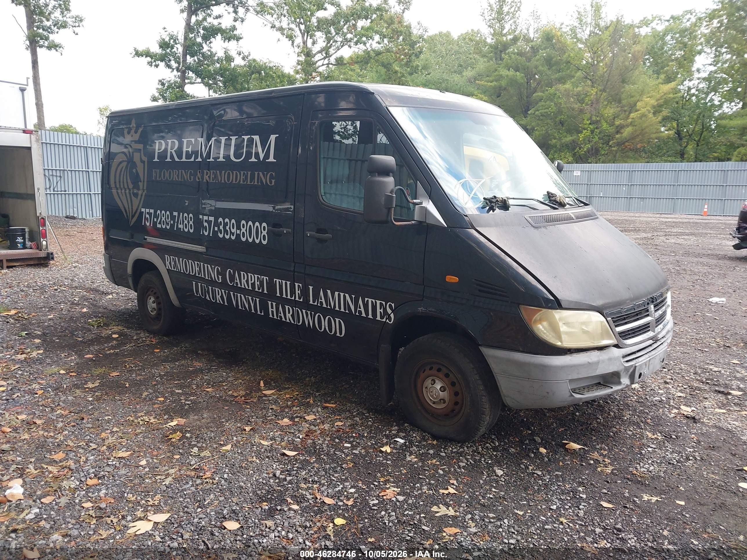 2004 Dodge Sprinter VIN WD2PD644945656899 IAAI salvage auction — All Over, Clear (Virginia), sold $775 on 2026-10-08 (photo 1)