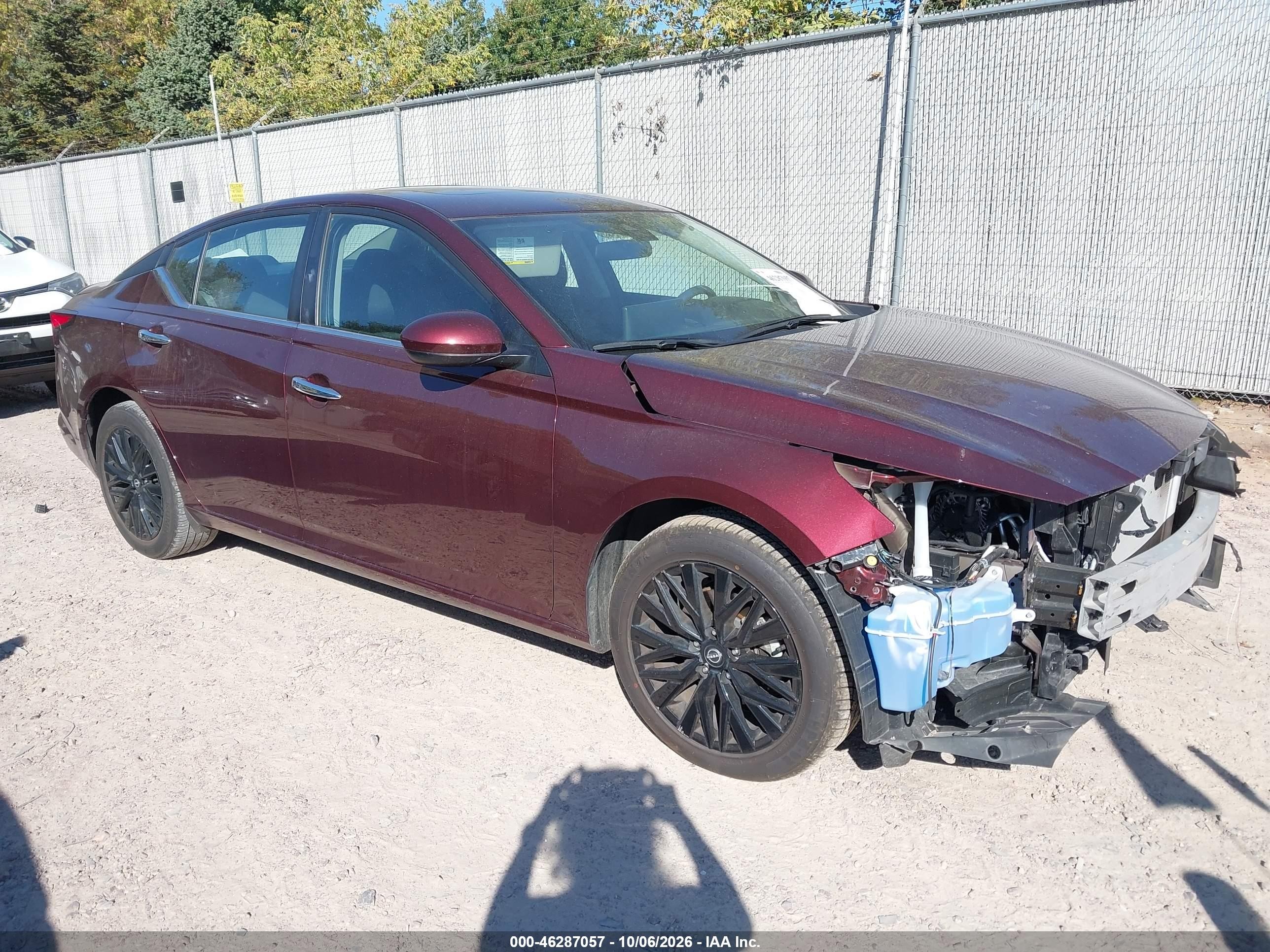 2025 Nissan Altima VIN 1N4BL4DV9SN364667 — IAAI salvage auction photo