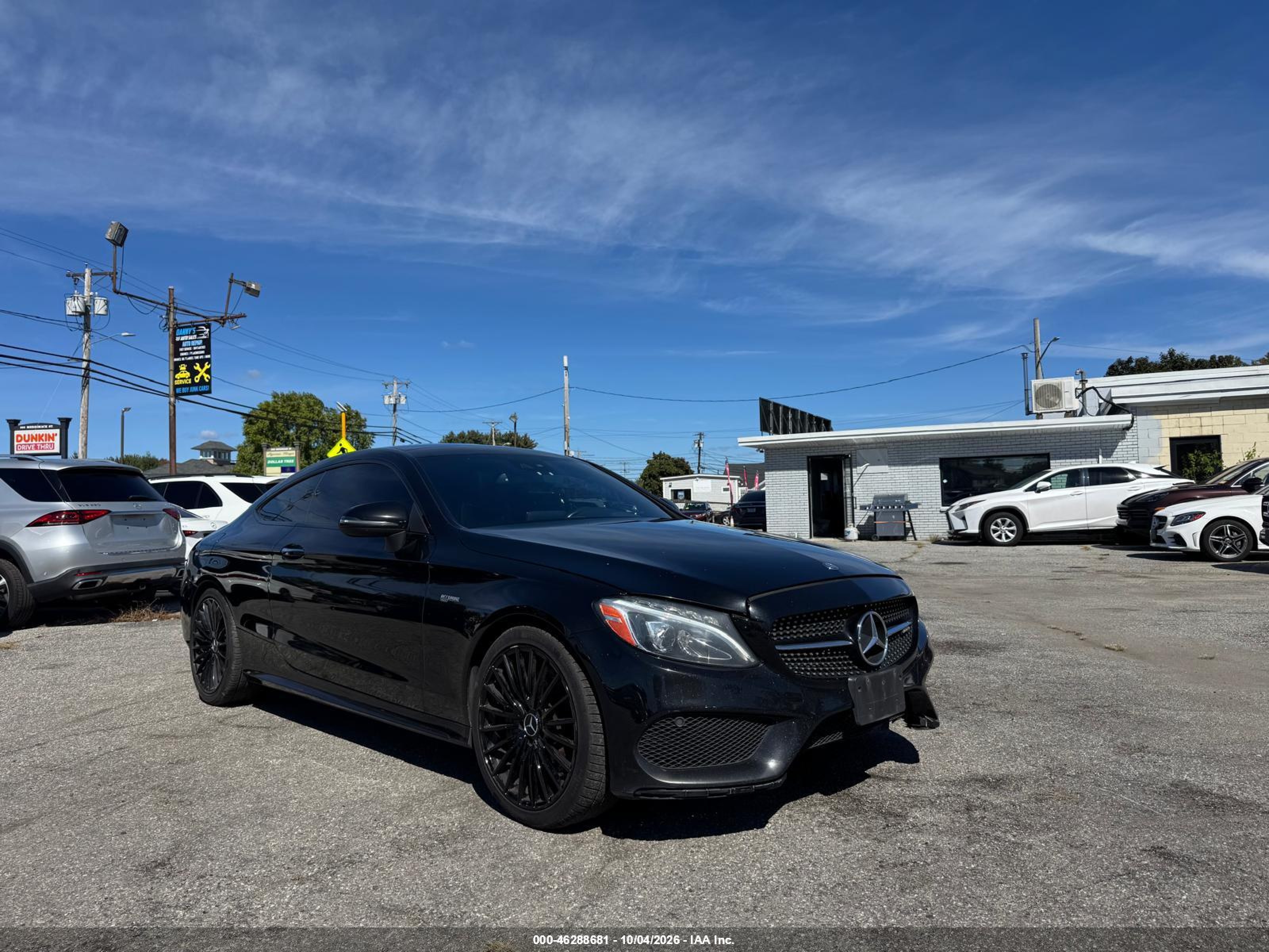 2017 Mercedes-Benz C-Class VIN WDDWJ6EB9HF485886 — IAAI salvage auction photo