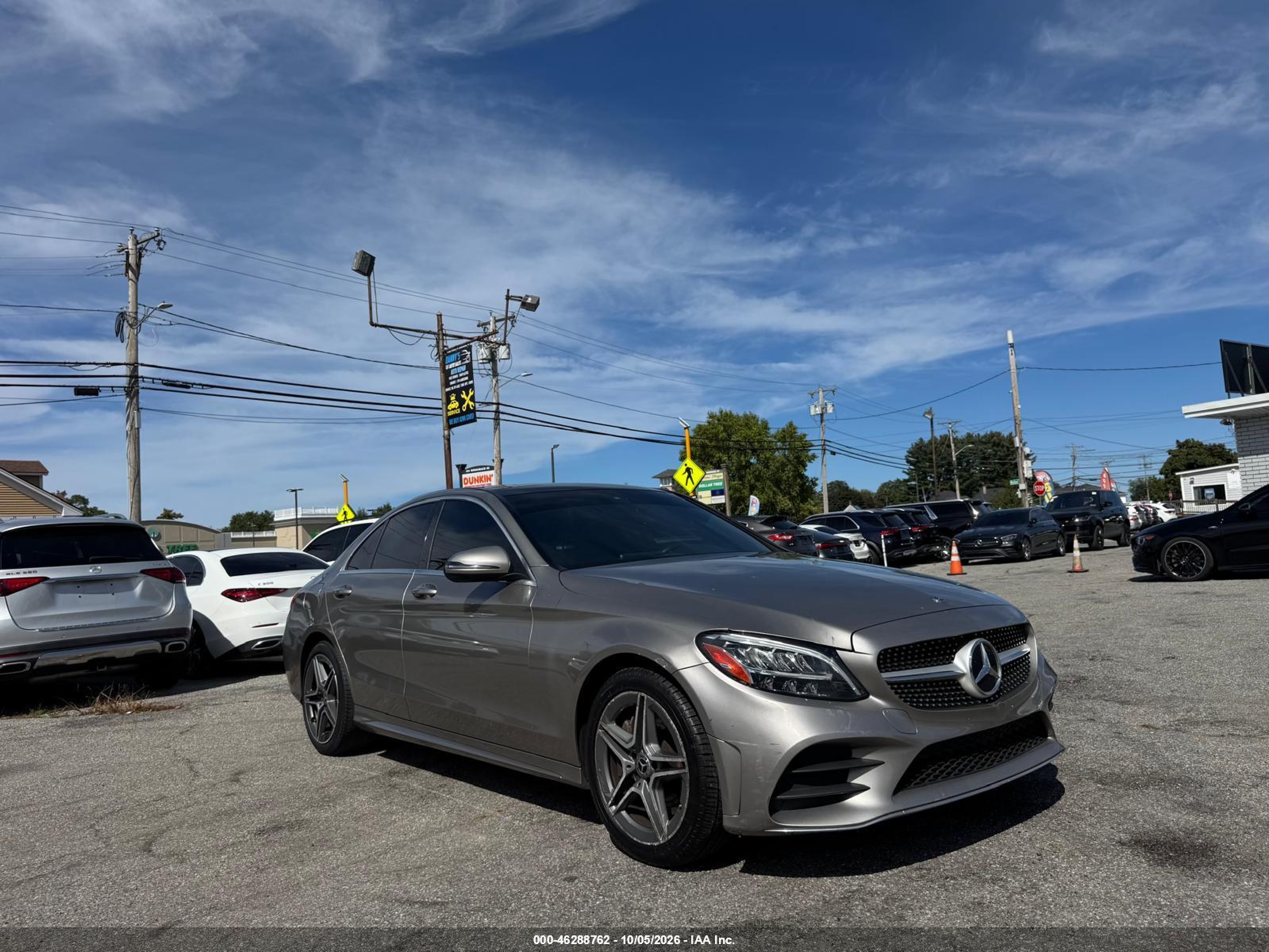 2020 Mercedes-Benz C-Class VIN WDDWF8EB0LR527298 — IAAI salvage auction photo