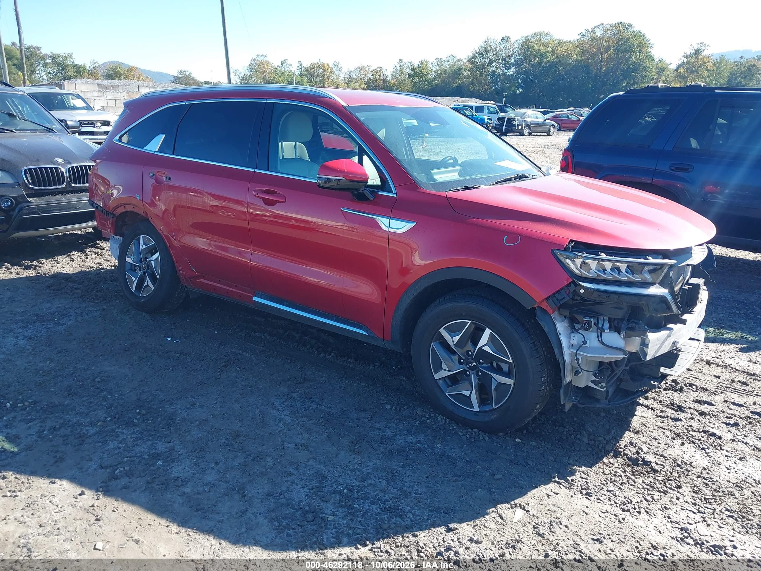 2022 Kia Sorento Hybrid VIN KNDRG4LG2N5090250 — IAAI salvage auction photo