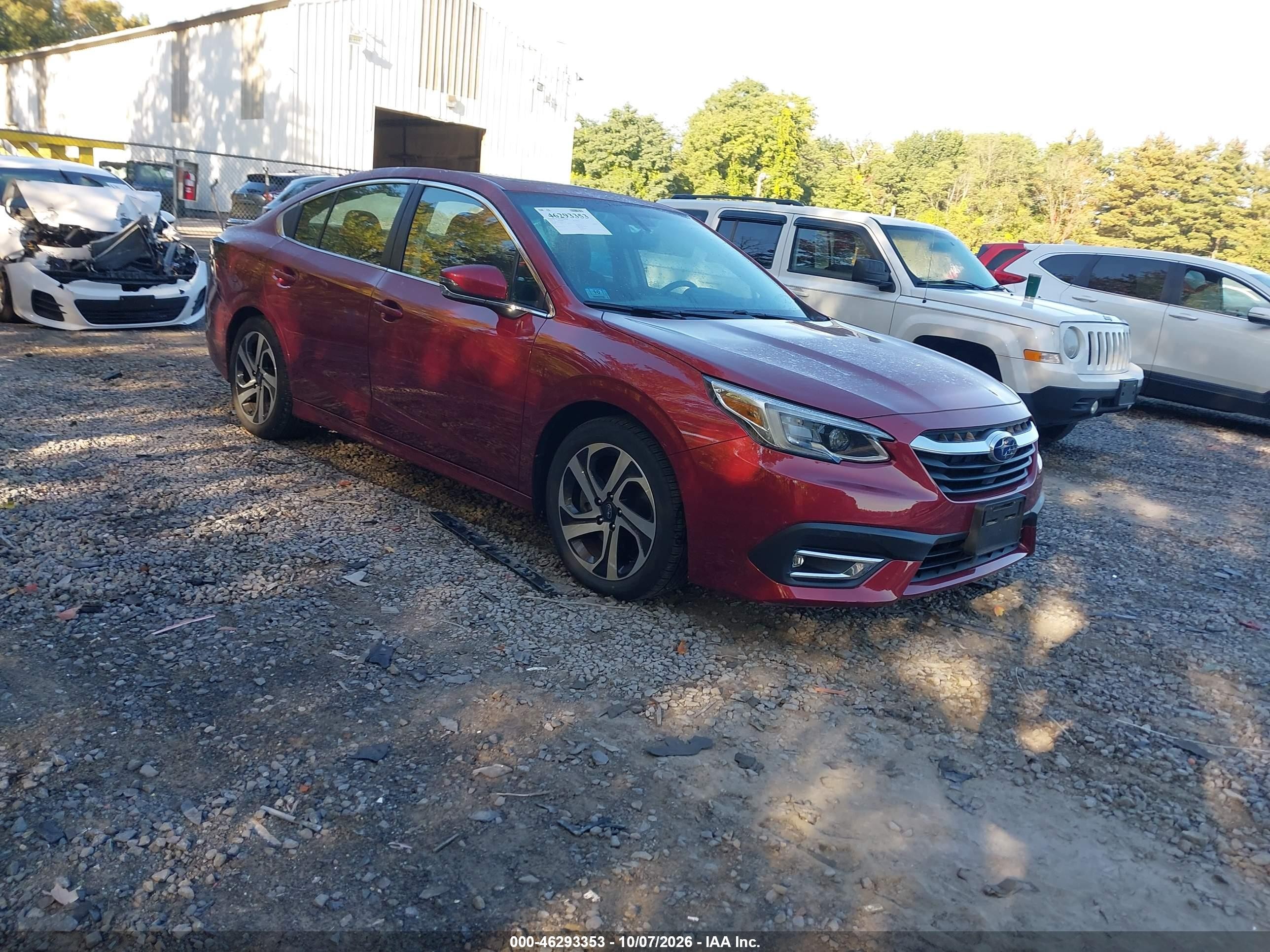 2022 Subaru Legacy VIN 4S3BWAN68N3017189 — IAAI salvage auction photo