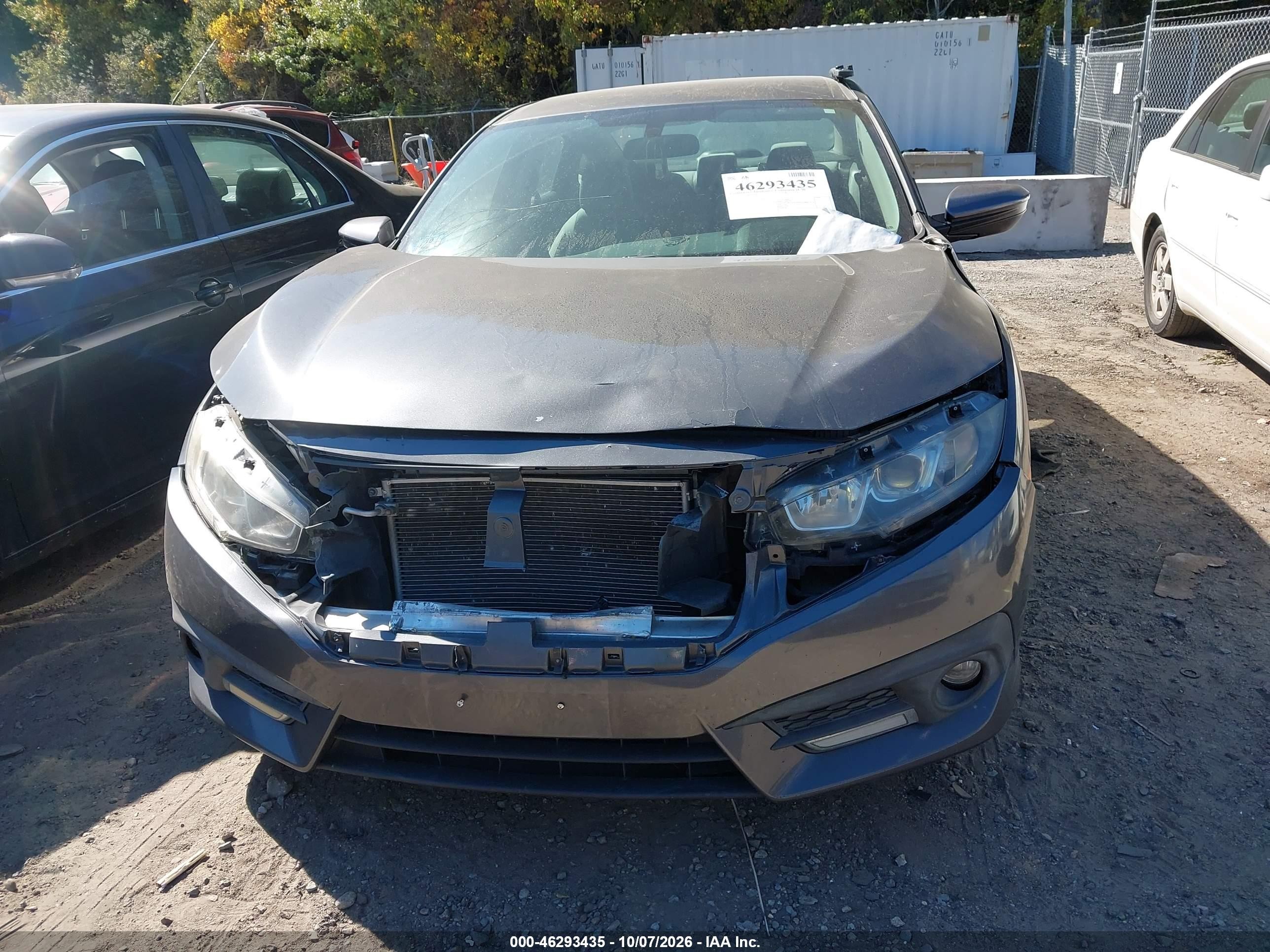 2017 Honda Civic VIN 19XFC2F52HE205161 IAAI salvage auction — Front End, Salvage (Idaho), sold $3,275 on 2026-10-21 (photo 6)