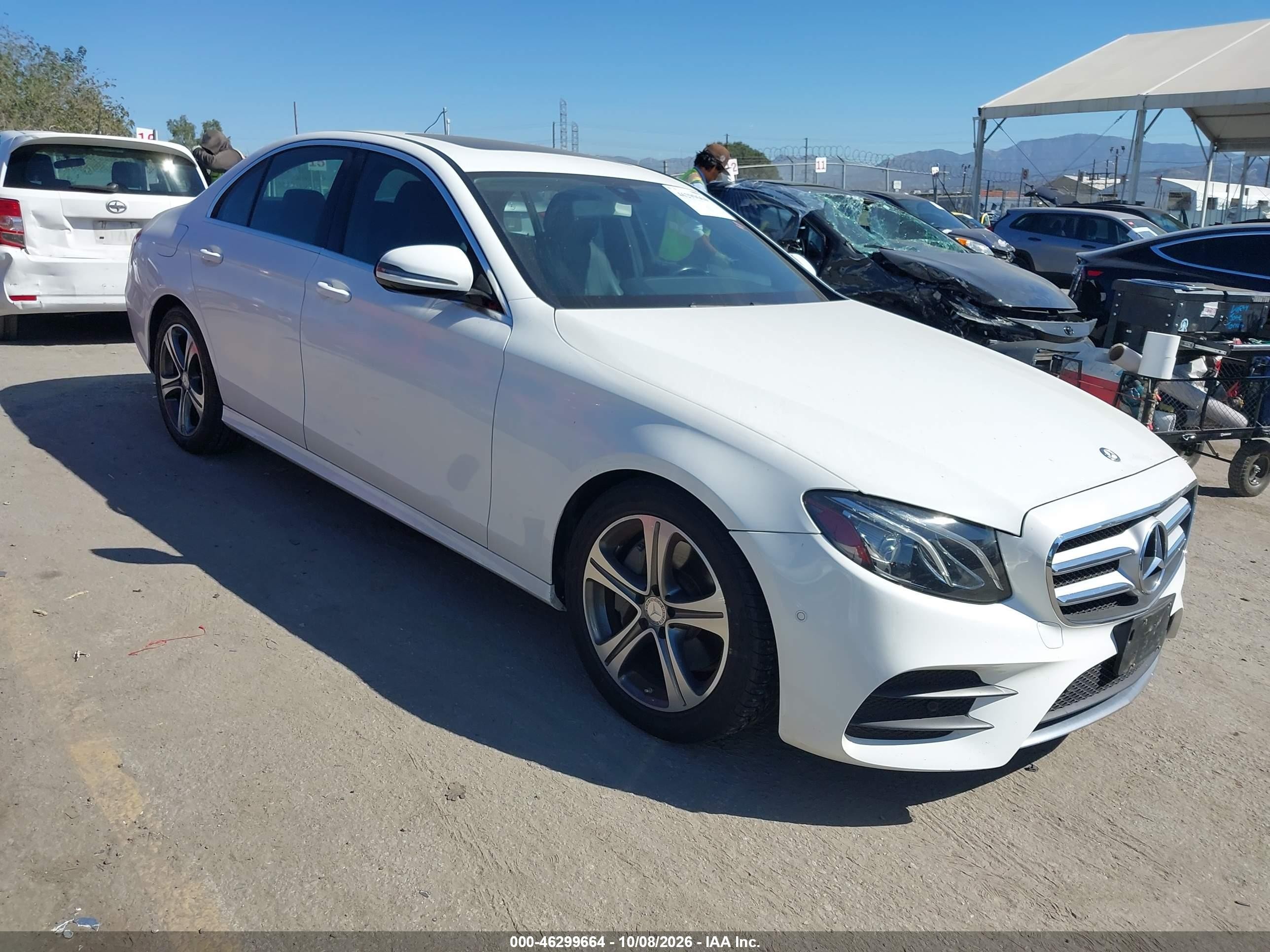 2017 Mercedes-Benz E-Class VIN WDDZF4JB7HA080650 — IAAI salvage auction photo