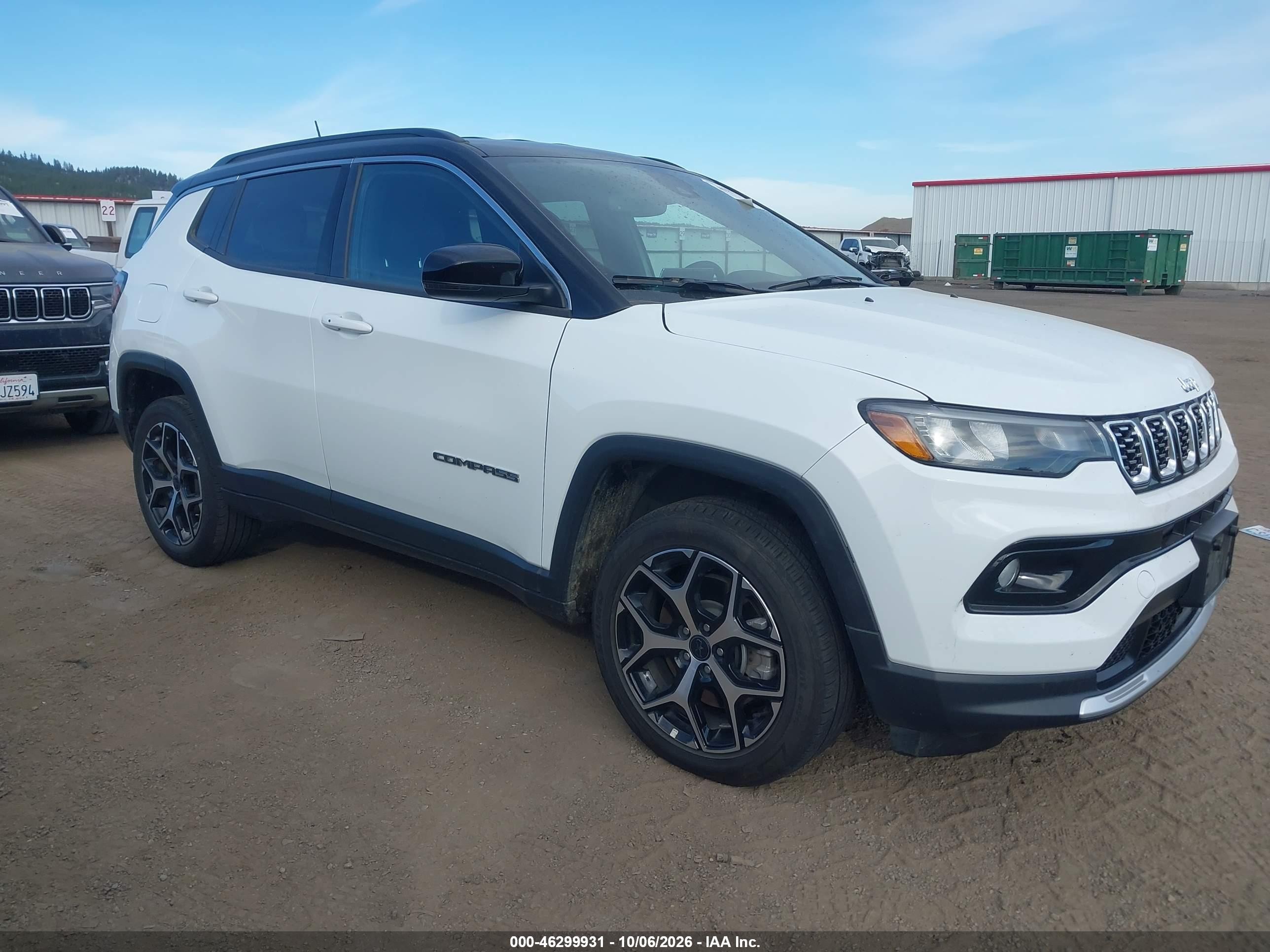 2025 Jeep Compass VIN 3C4NJDCN4ST600706 — IAAI salvage auction photo