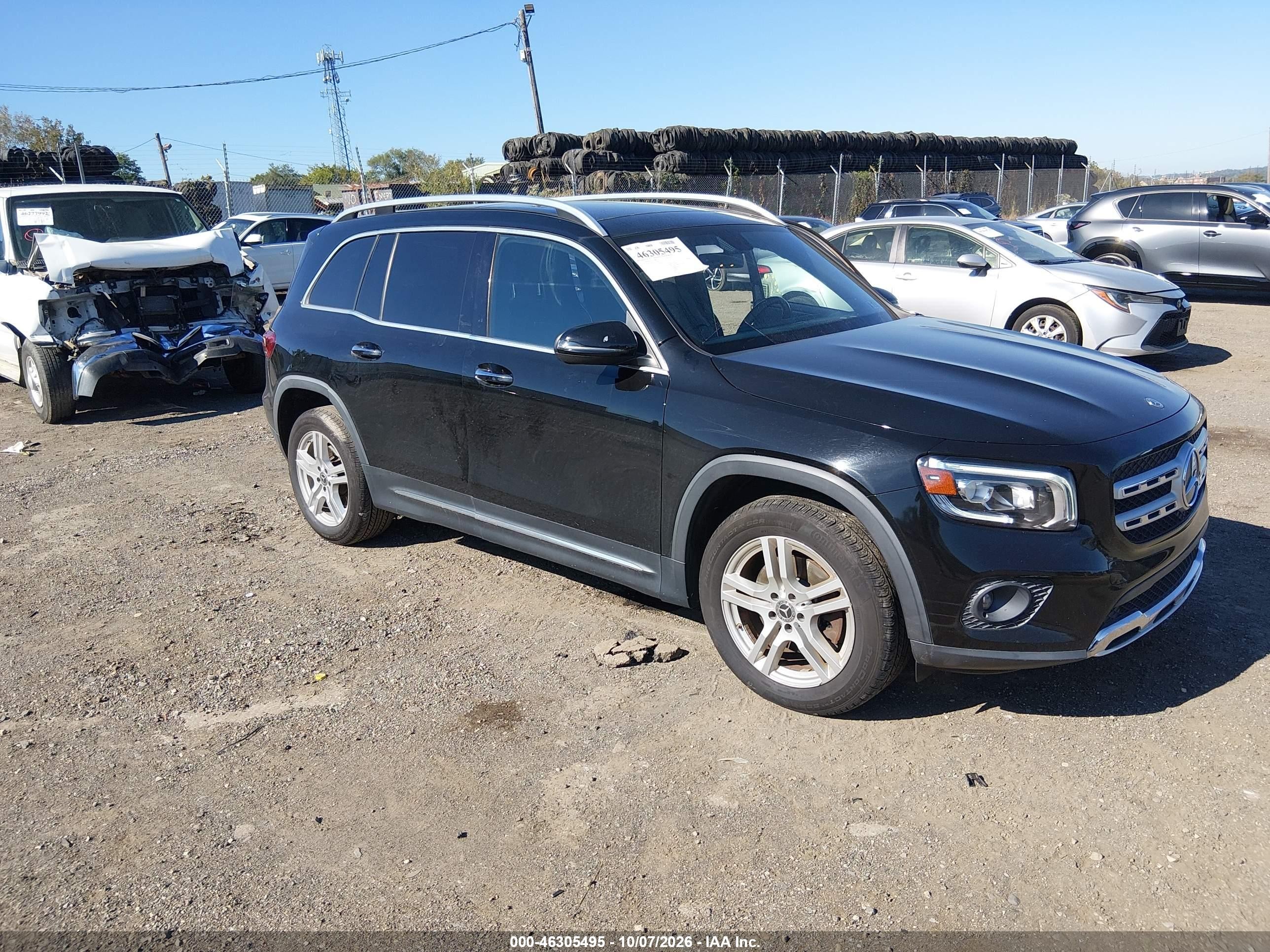 2021 Mercedes-benz Glb-class VIN W1N4M4HB1MW091889 IAAI salvage auction — Side, Salvage (Pennsylvania), sold $6,800 on 2026-10-22 (photo 1)
