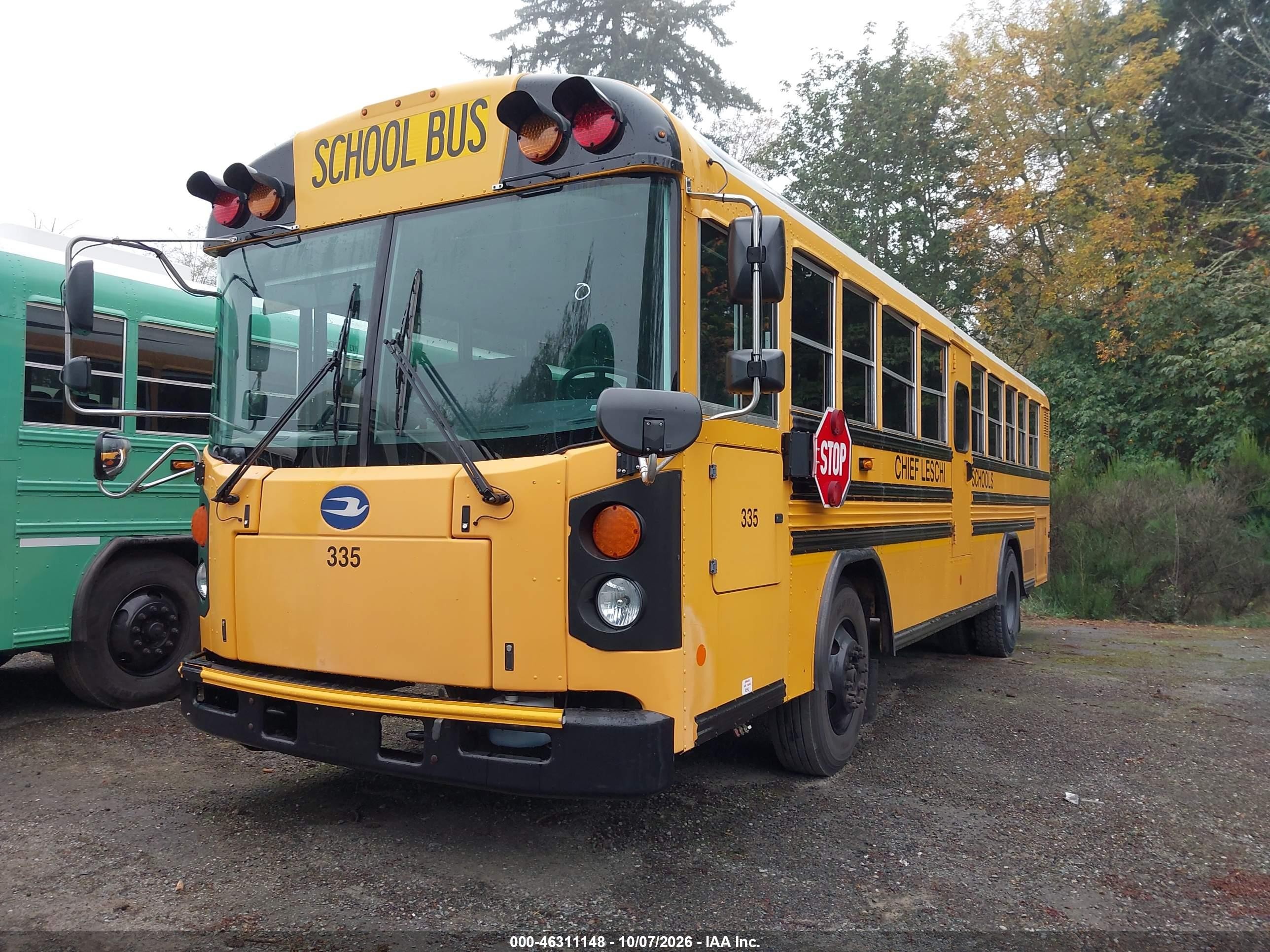 2016 Blue Bird School Bus / Transit Bus VIN 1BABGBPA1GF319987 IAAI salvage auction — Normal Wear, Sf97 (Washington), sold $10,000 on 2026-10-22 (photo 2)