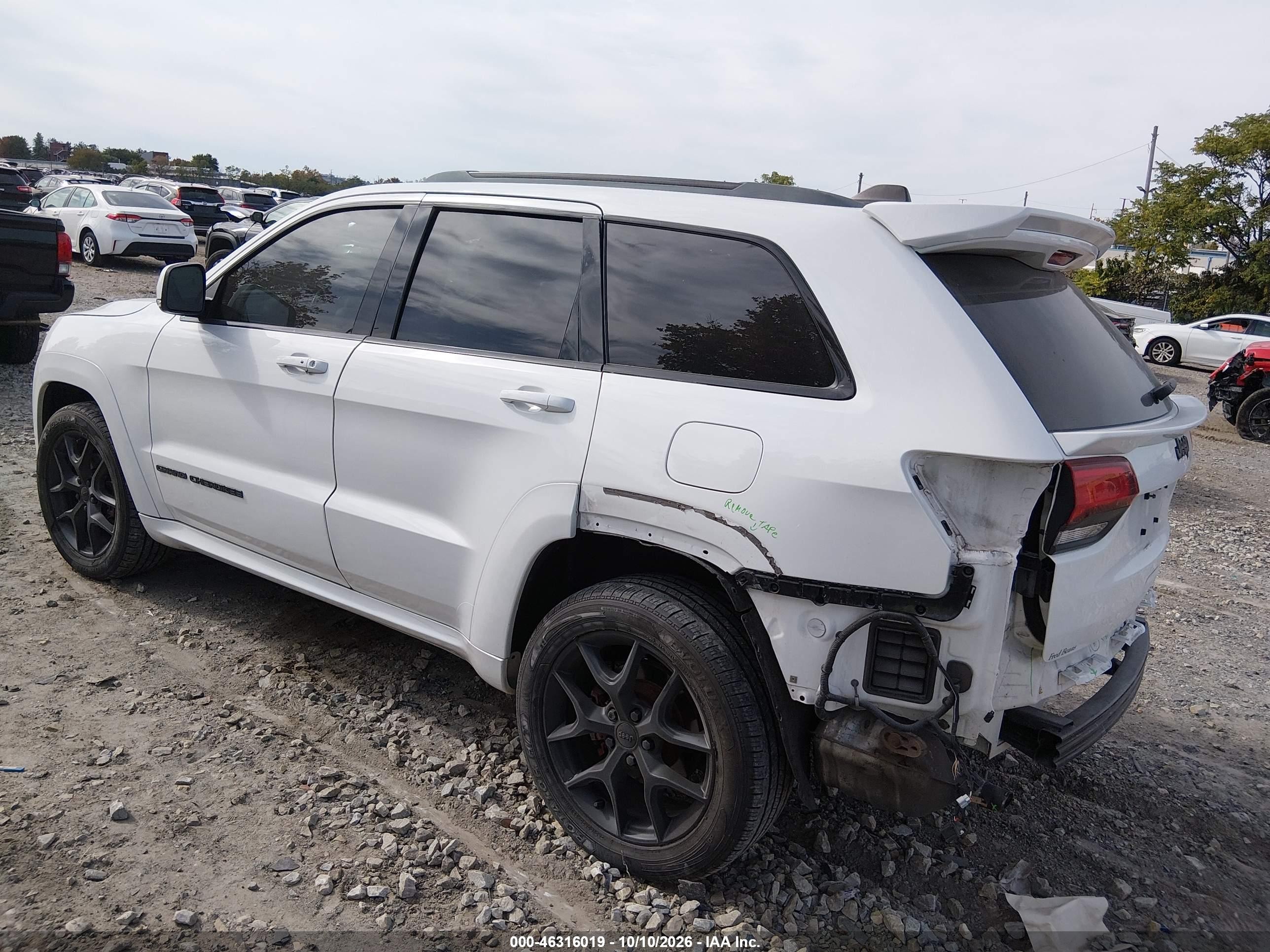 2020 Jeep Grand cherokee VIN 1C4RJFBG4LC425354 IAAI salvage auction — Rear End, Salvage (Pennsylvania), sold $7,600 on 2026-10-16 (photo 3)